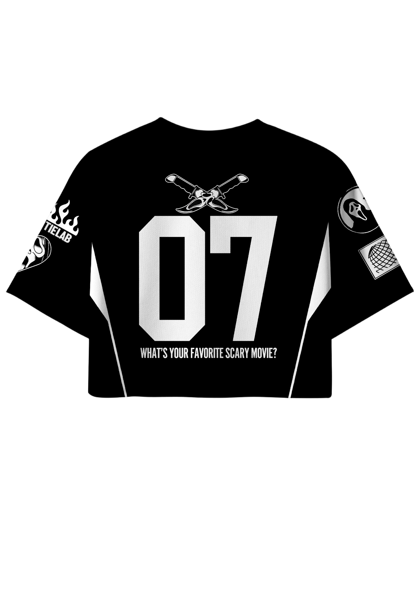 Woodsboro Y2K Crop Sport Jersey Shirts