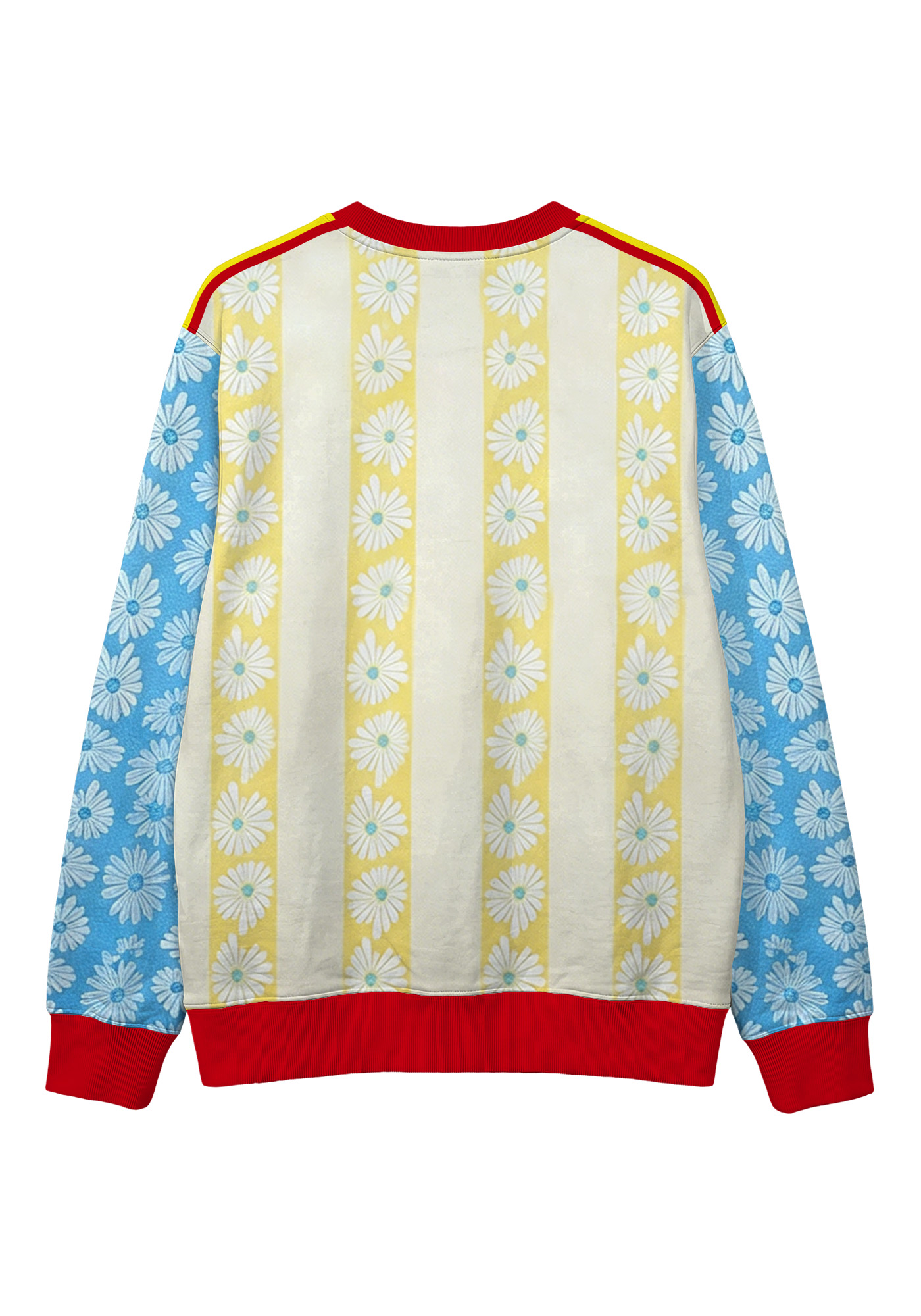 Colombia-Inspired Daisy Graphic Casual Sweatshirt