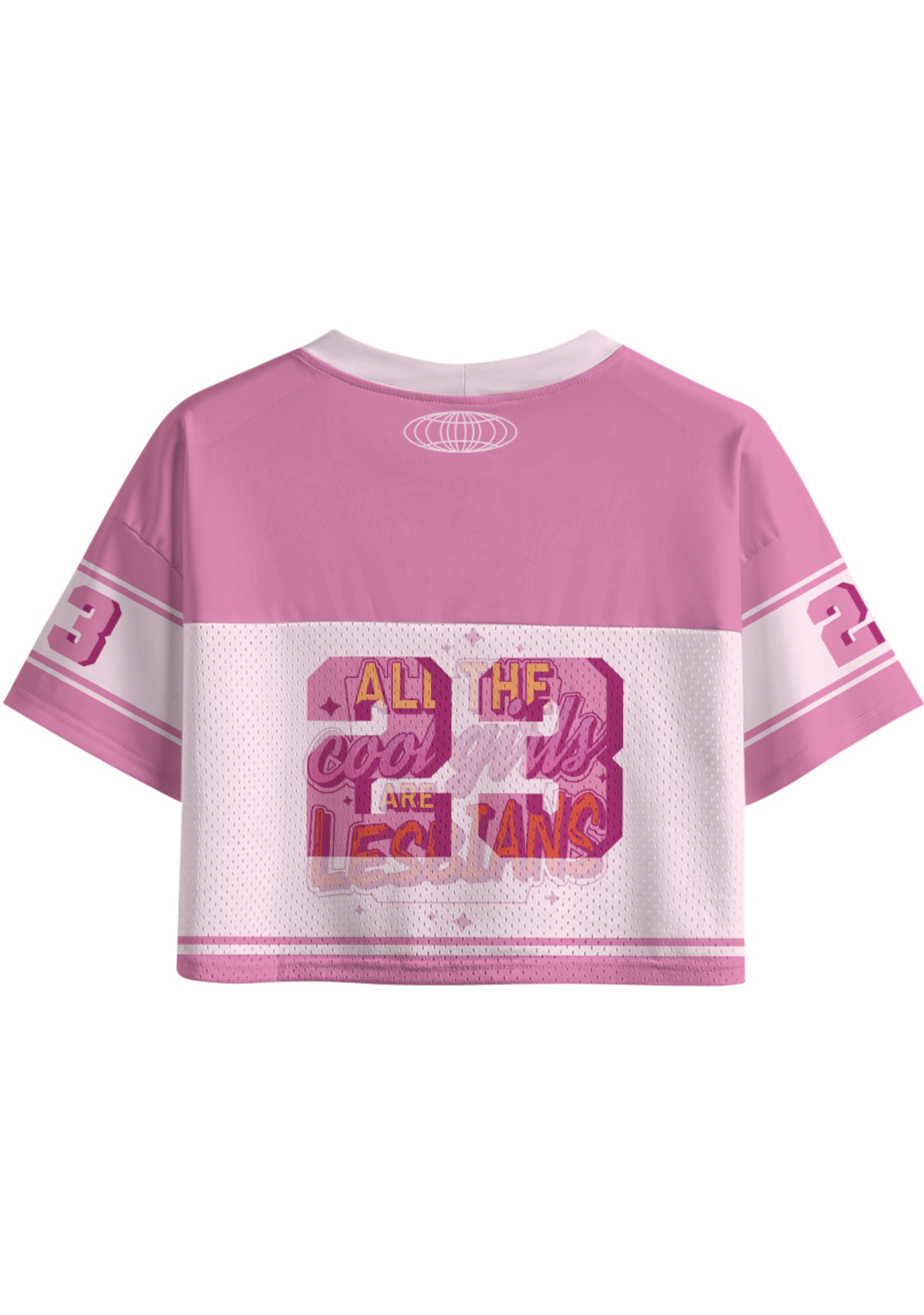 All The Cool Girls Are Lesbians Crop Sports Jersey