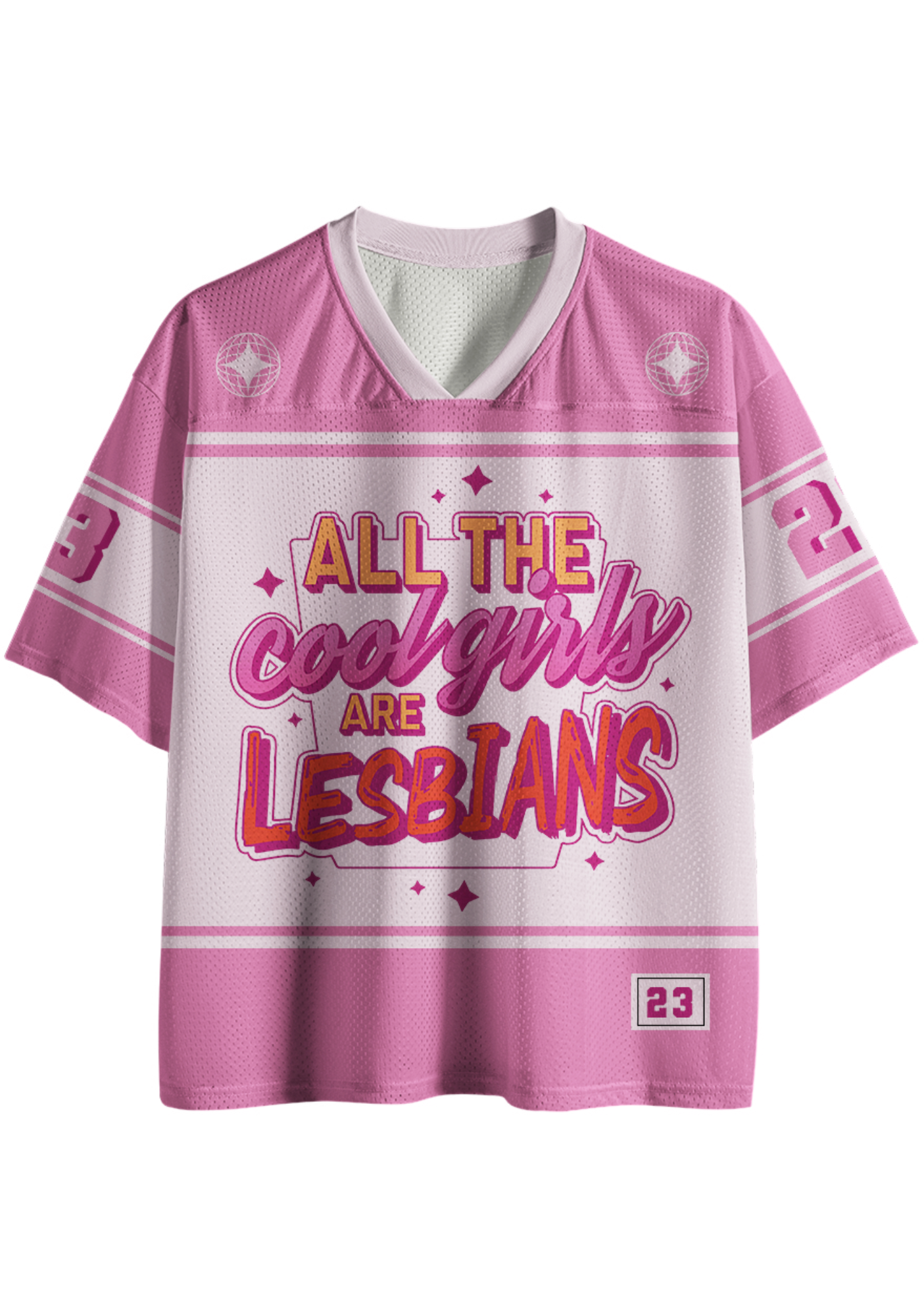 All The Cool Girls Are Lesbians Mesh Jersey