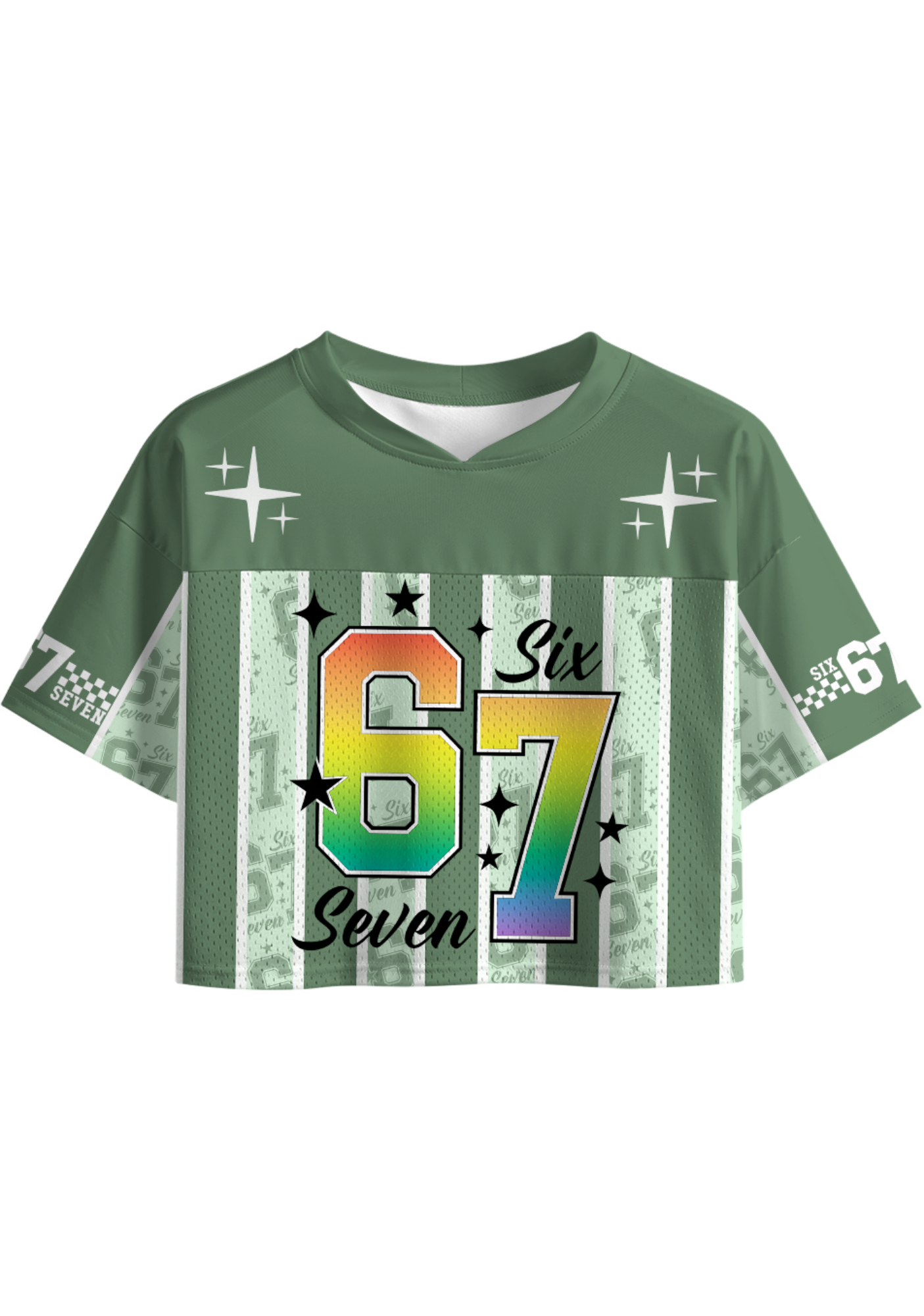 Six Seven LGBT Pride Crop Sports Jersey