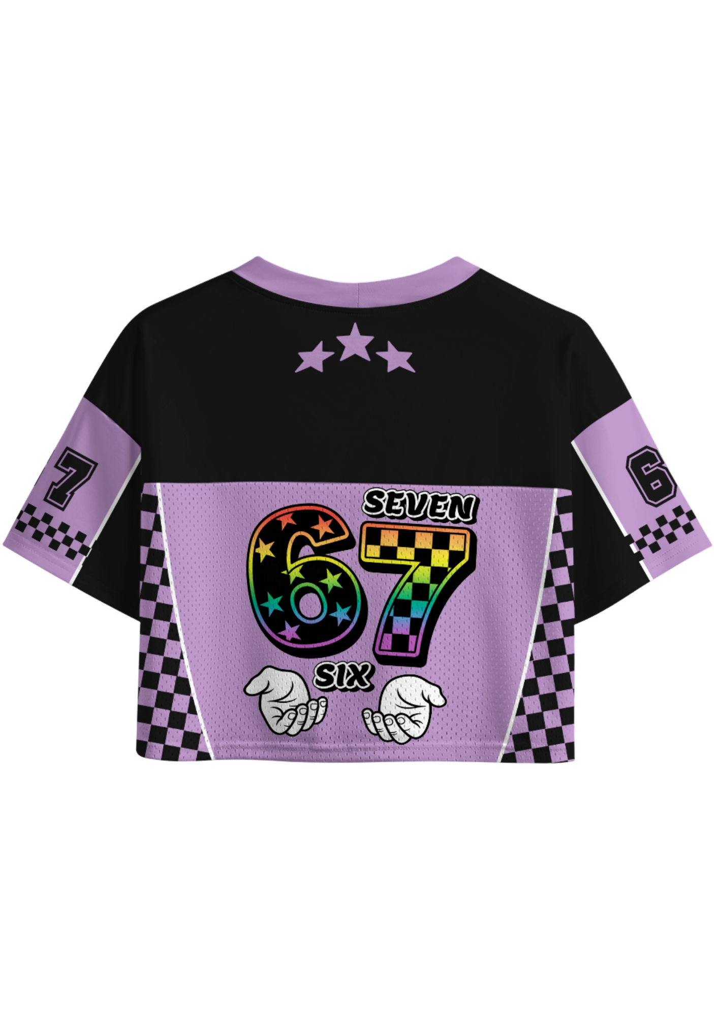 Rainbow 67 Crop Sports Jersey
