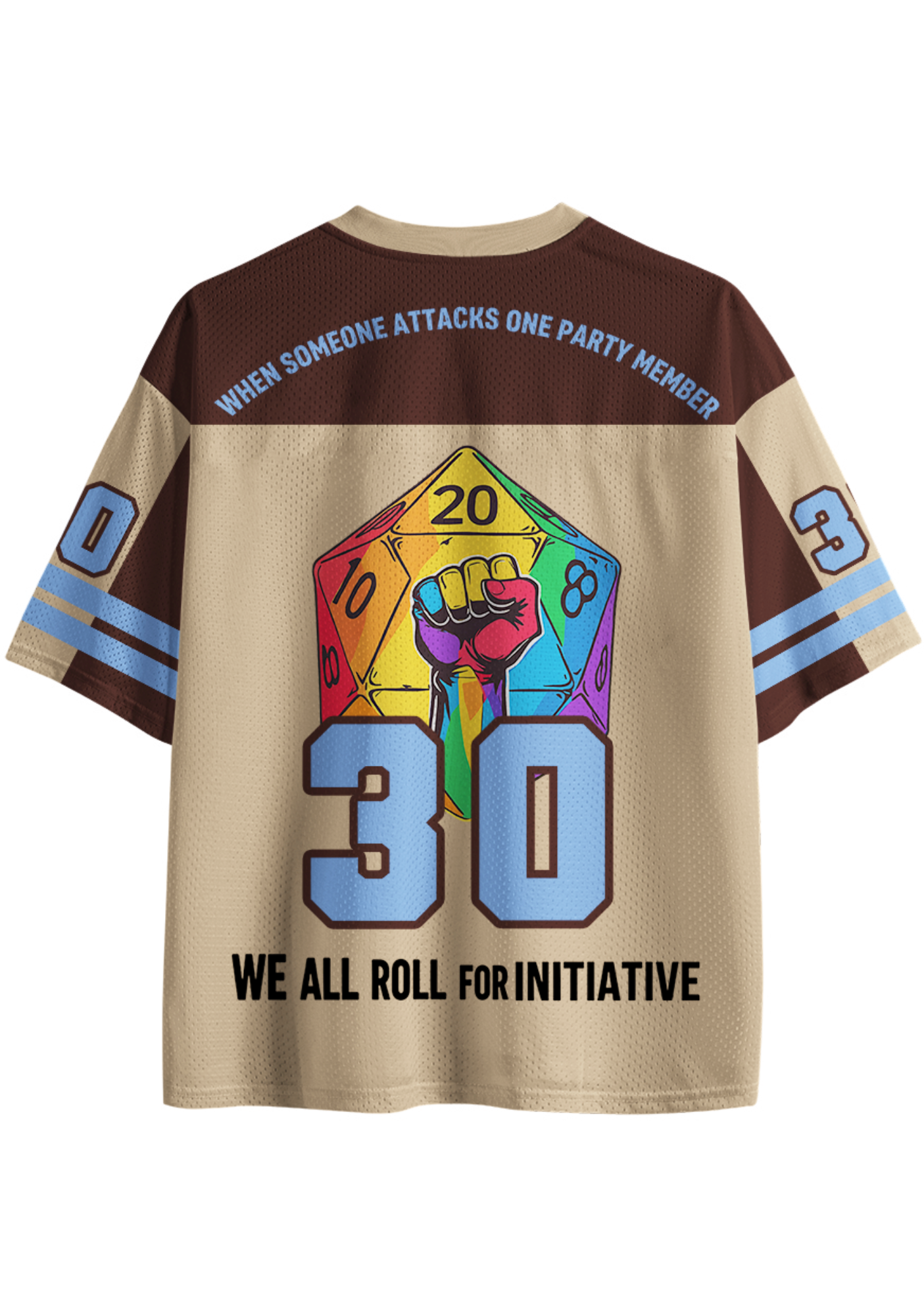 We All Roll for Initiative Mesh Jersey