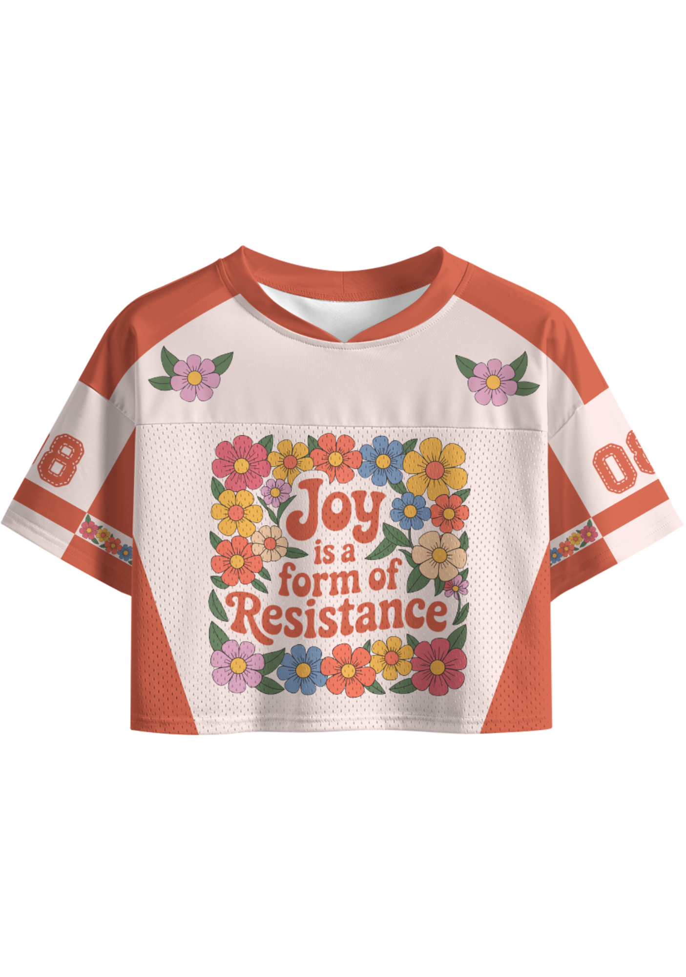 Joy Is a Form of Resistance Crop Sports Jersey