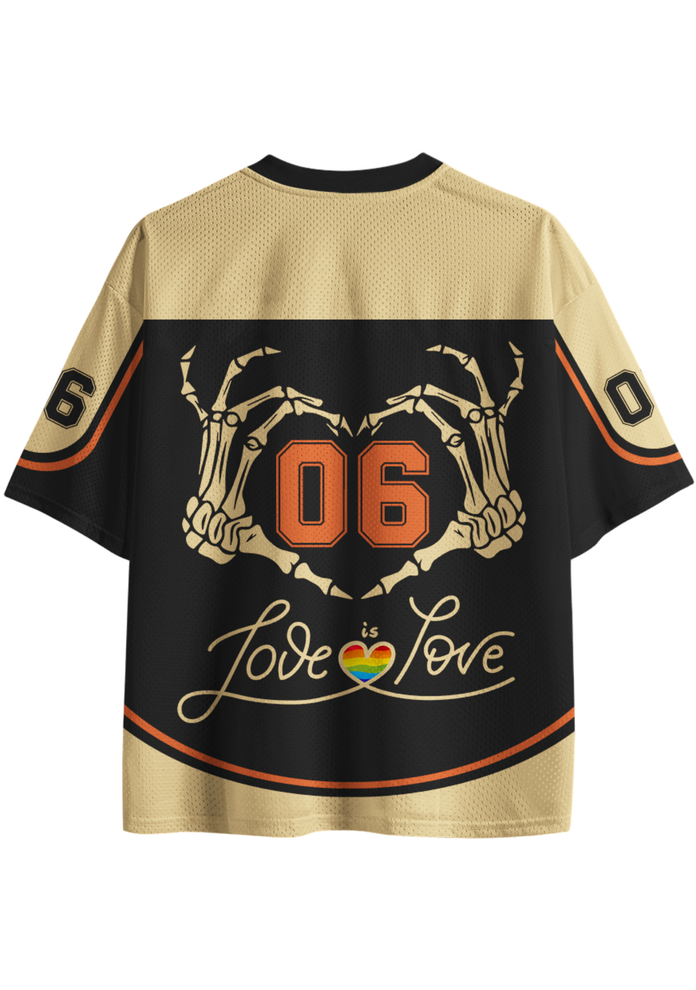 LOVE IS LOVE Mesh Jersey