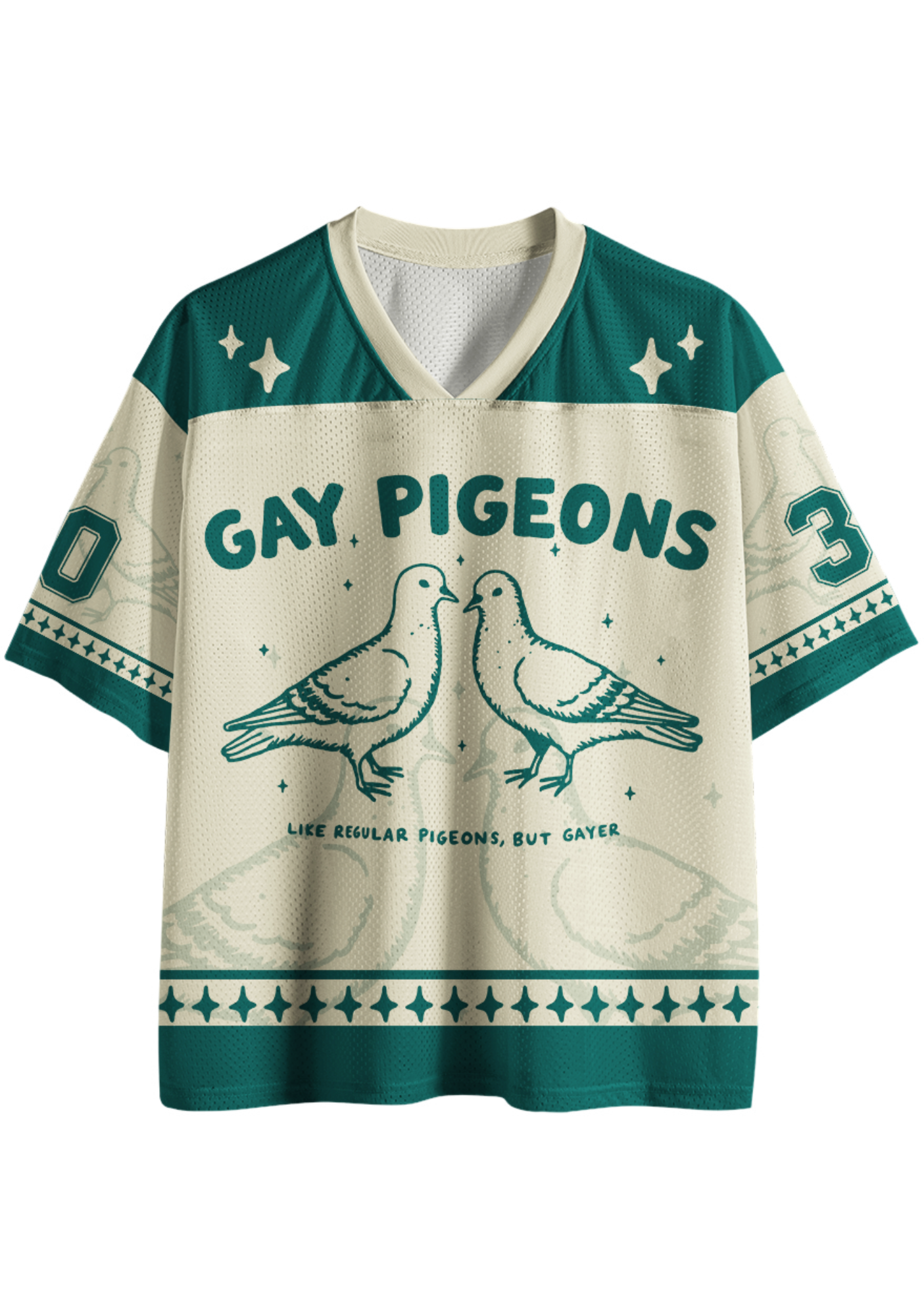 Gay Pigeons Mesh Jersey