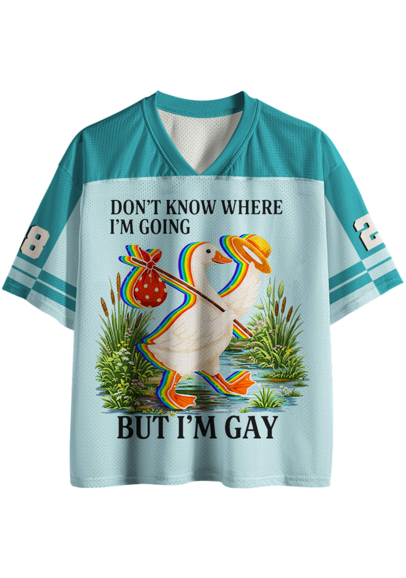 I Don’t Know Where I’m Going But I’m Gay Mesh Jersey