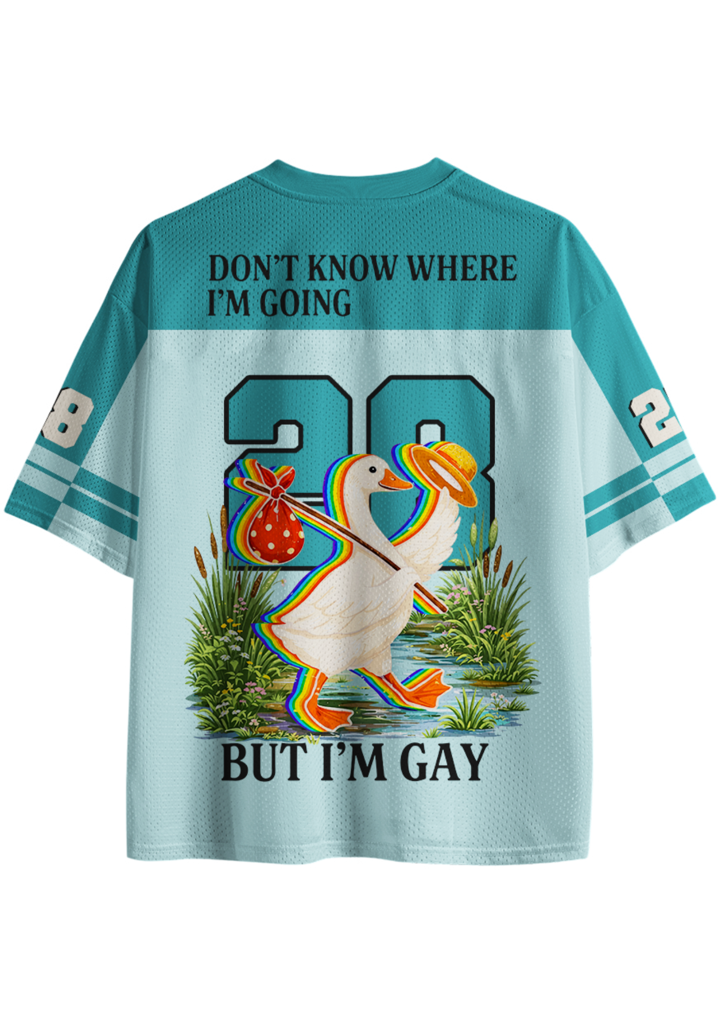 I Don’t Know Where I’m Going But I’m Gay Mesh Jersey