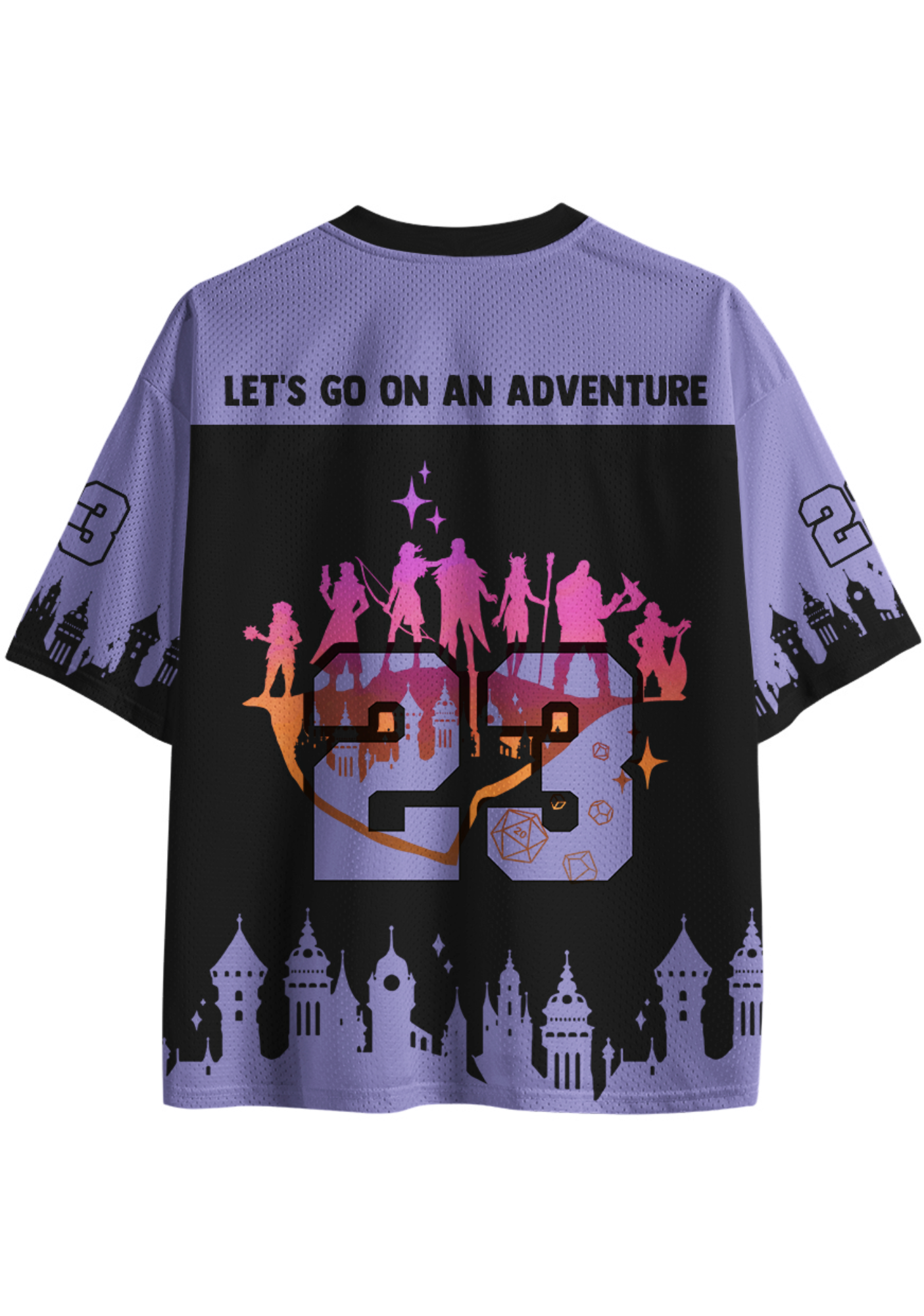 Rainbow DnD - Let's go on an adventure Mesh Jersey