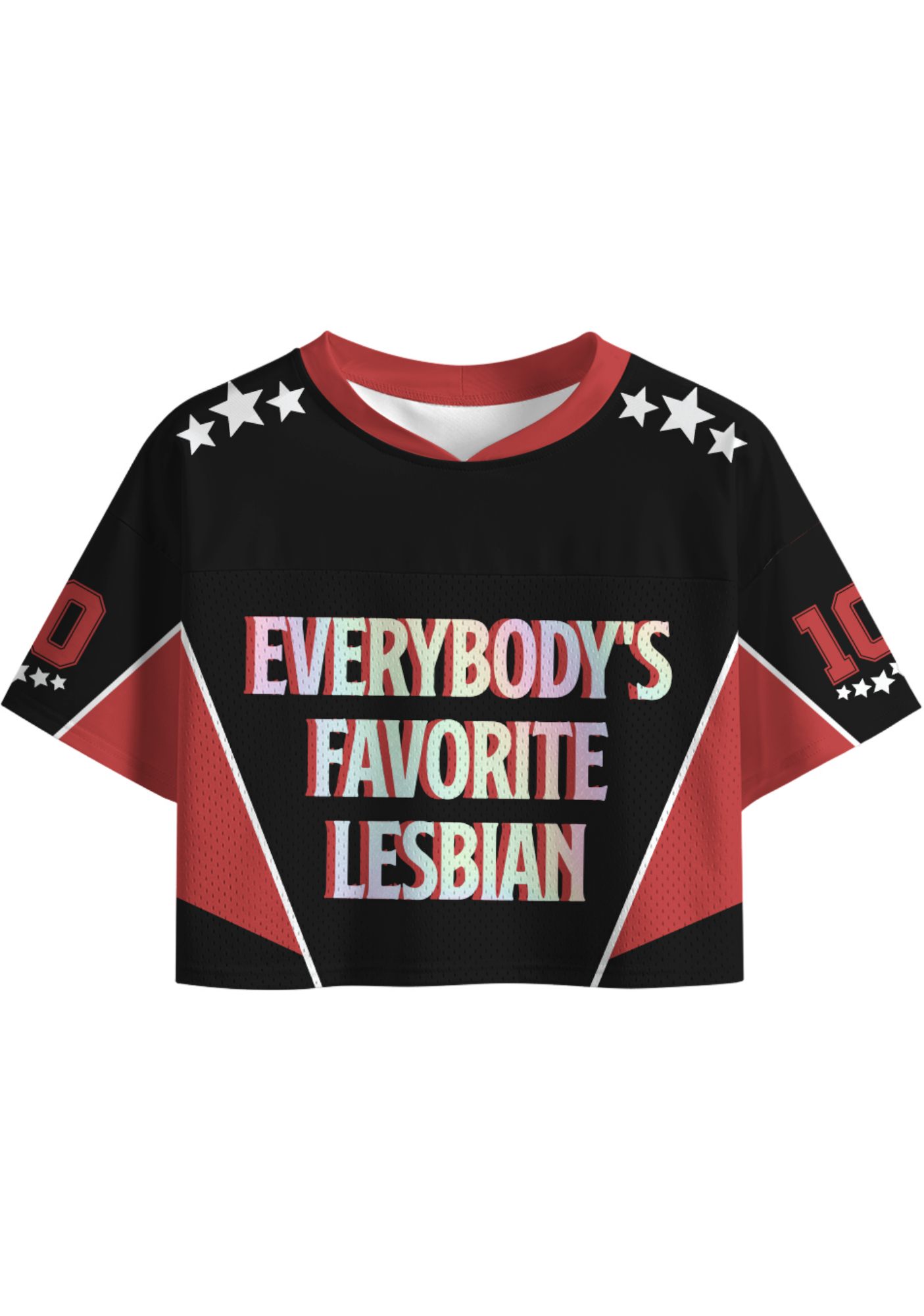 Everybody's Favorite Lesbian Funny LGBT Crop Sports Jersey