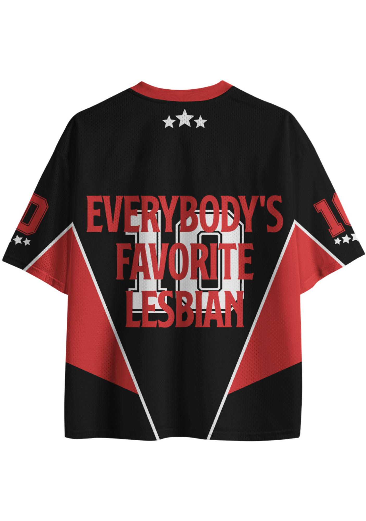Everybody's Favorite Lesbian Funny LGBT Mesh Jersey