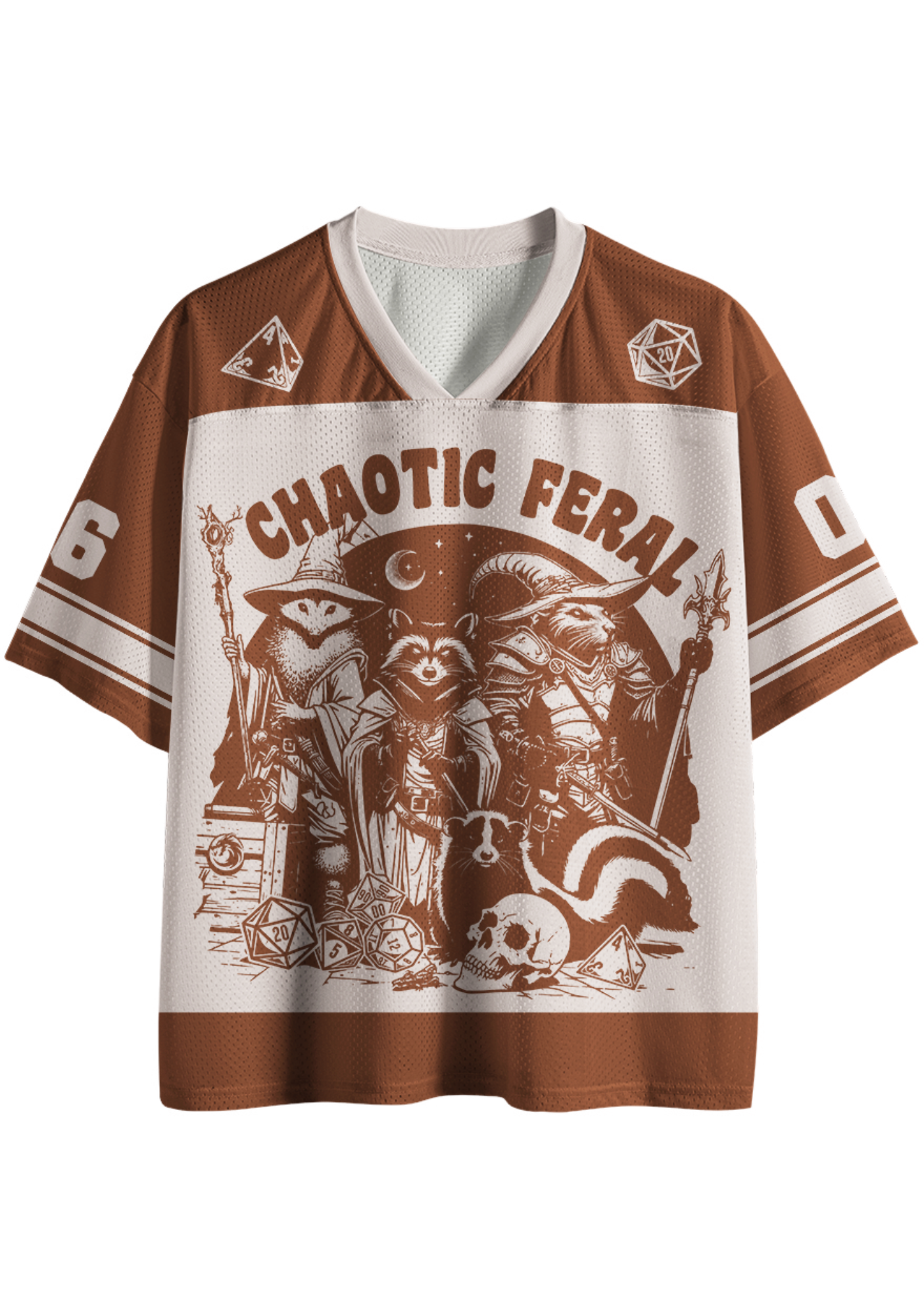 Chaotic Feral, dnd Mesh Jersey