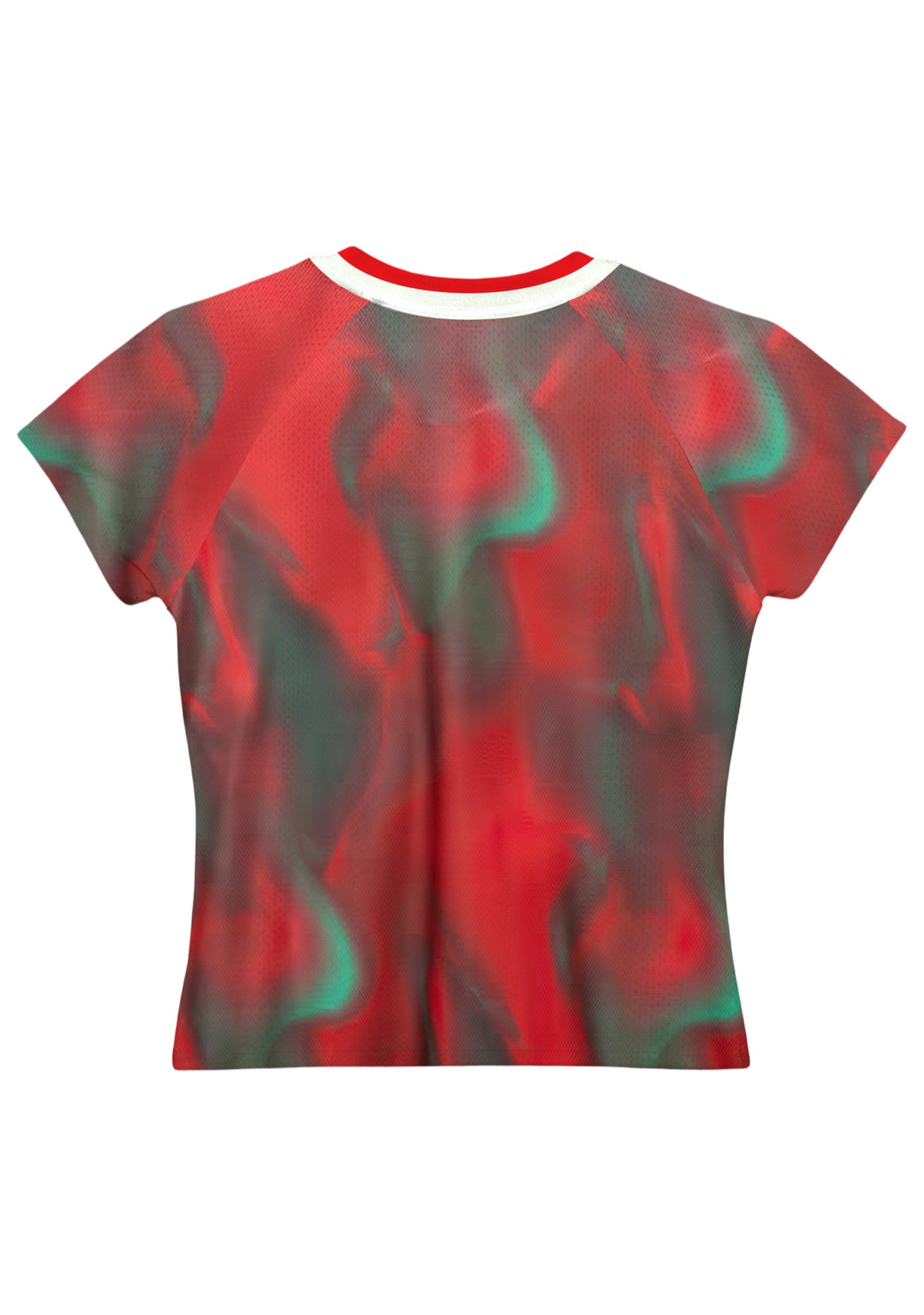 Morocco Tie Dye Mesh Jersey Top
