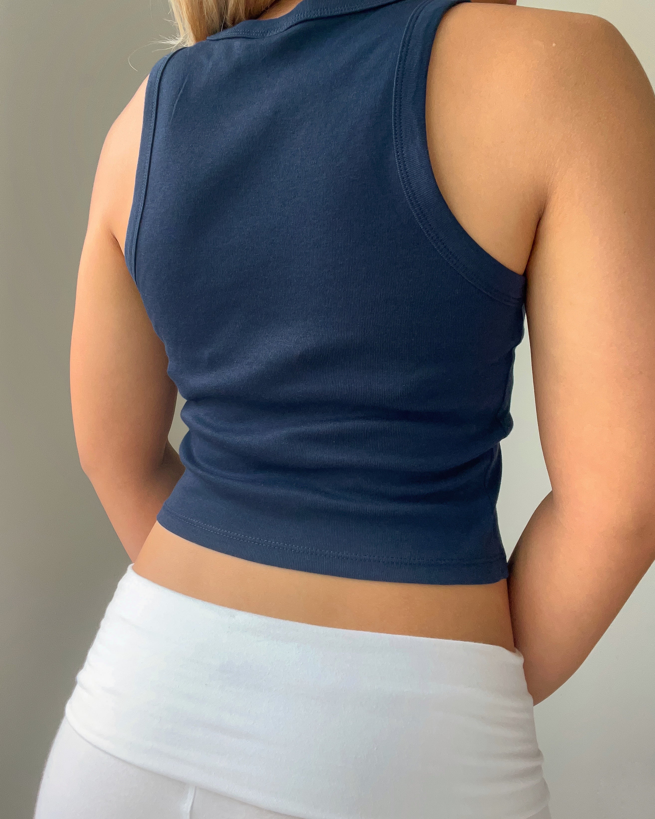 Best Blonde Ever Tank Crop Top