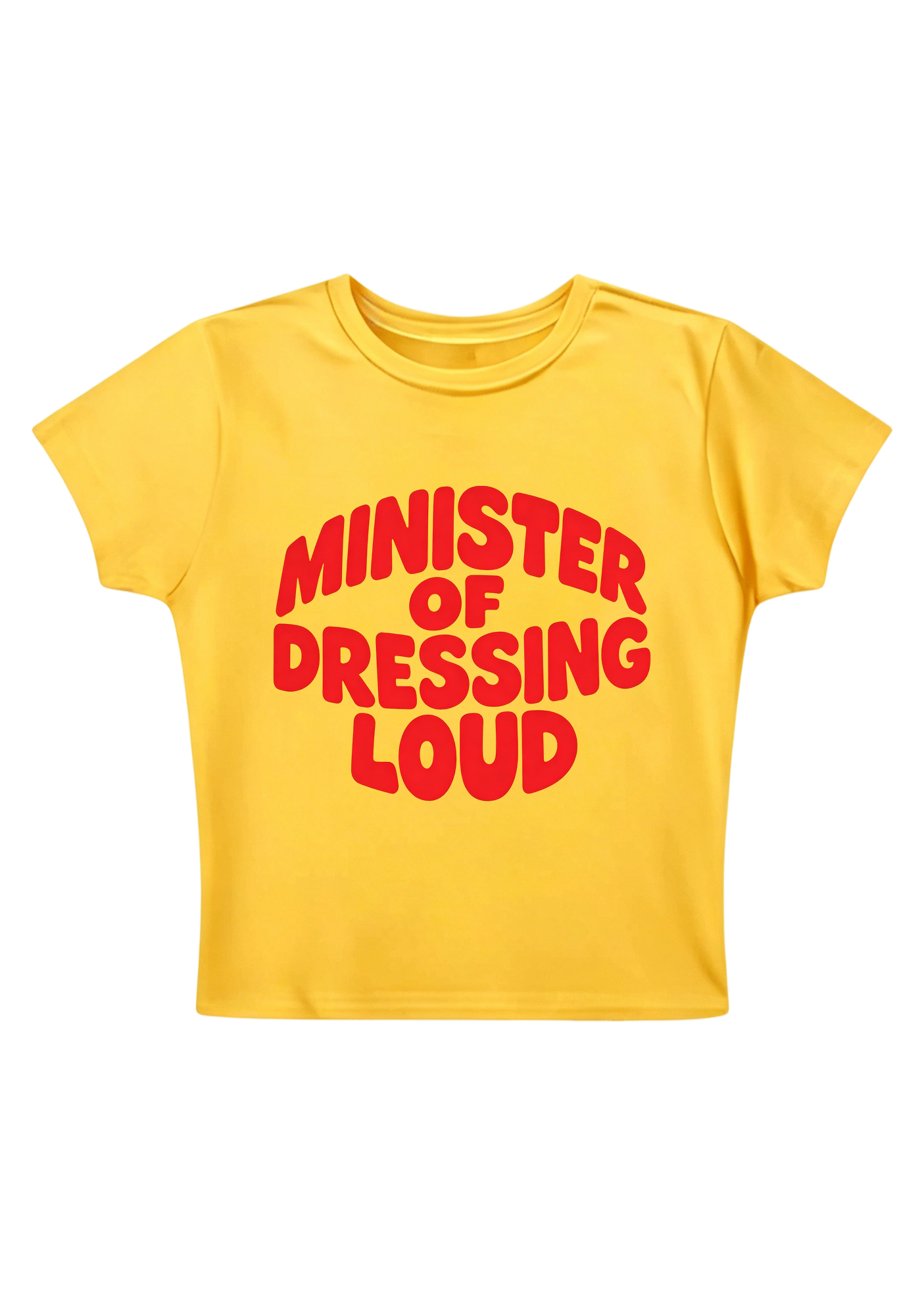 Minister Of Dressing Loud Y2K Baby Tee