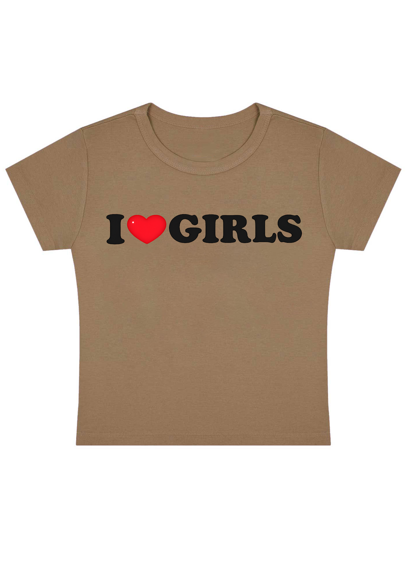 I  Love Girls Y2K Baby Tee