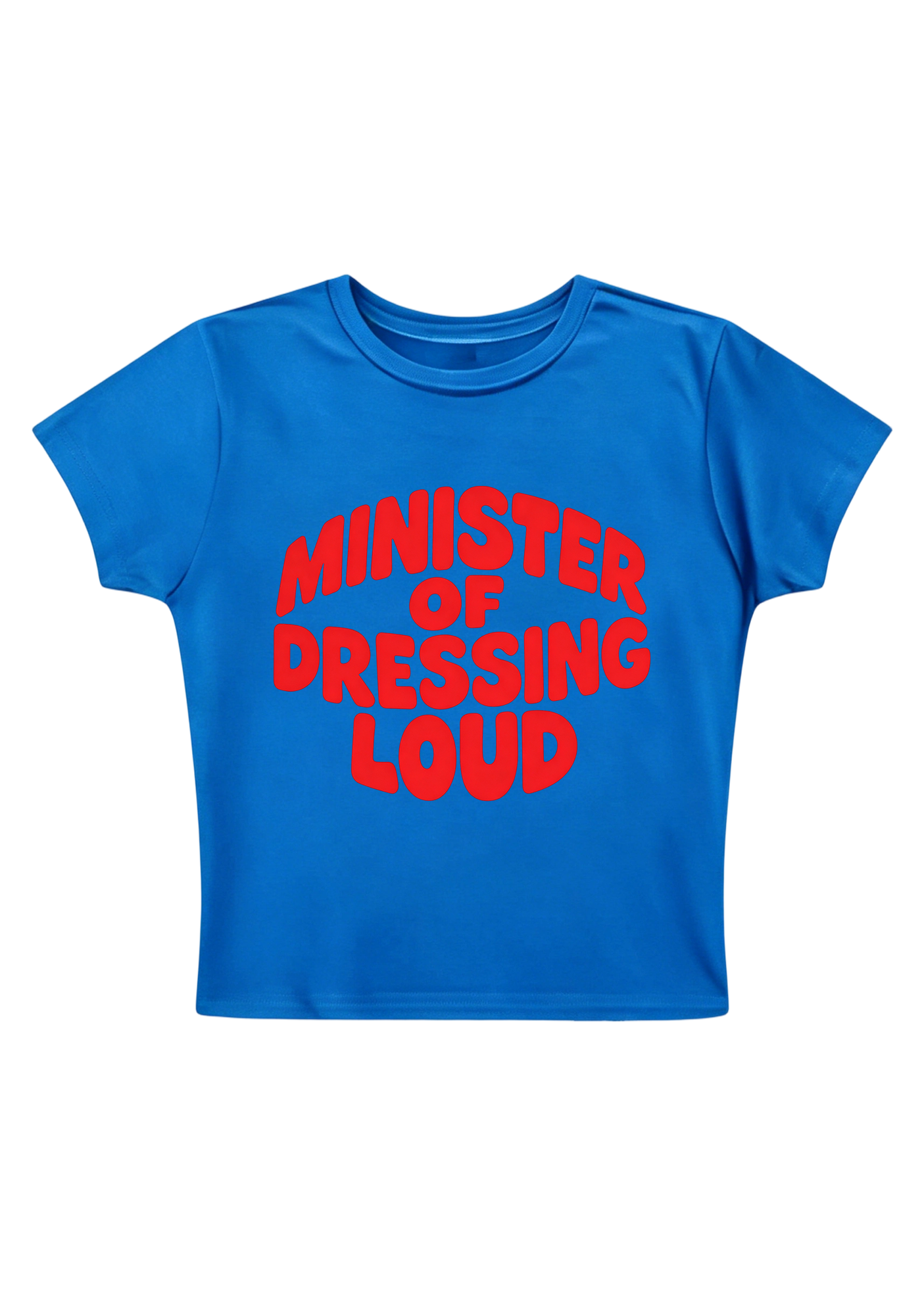 Minister Of Dressing Loud Y2K Baby Tee