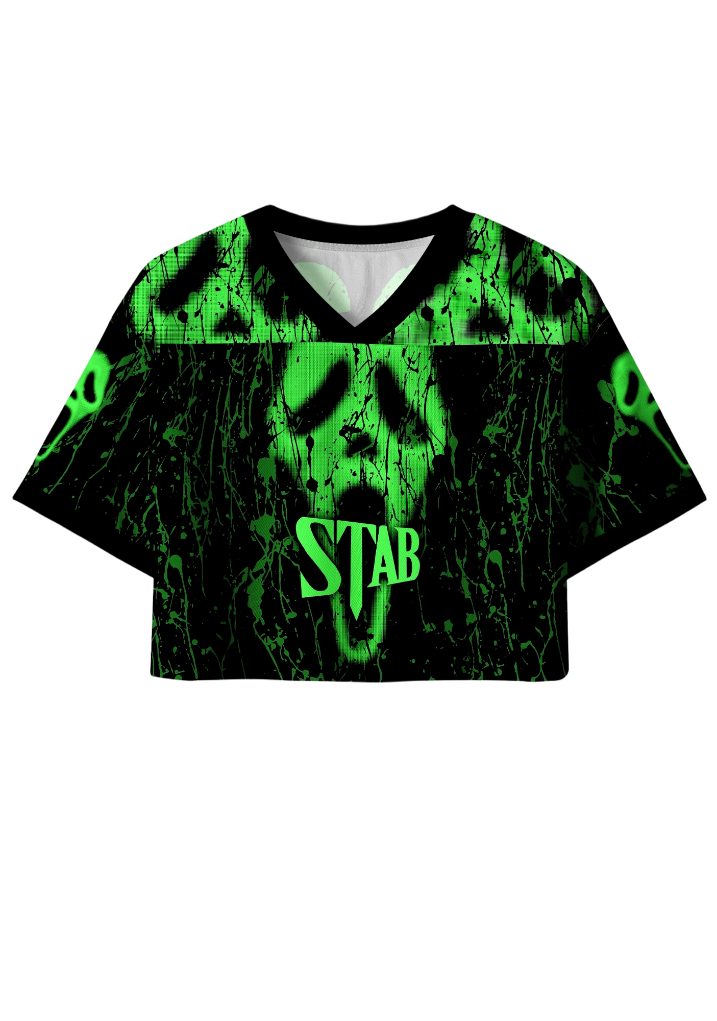 Scary Y2K Crop Sport Jersey Shirts
