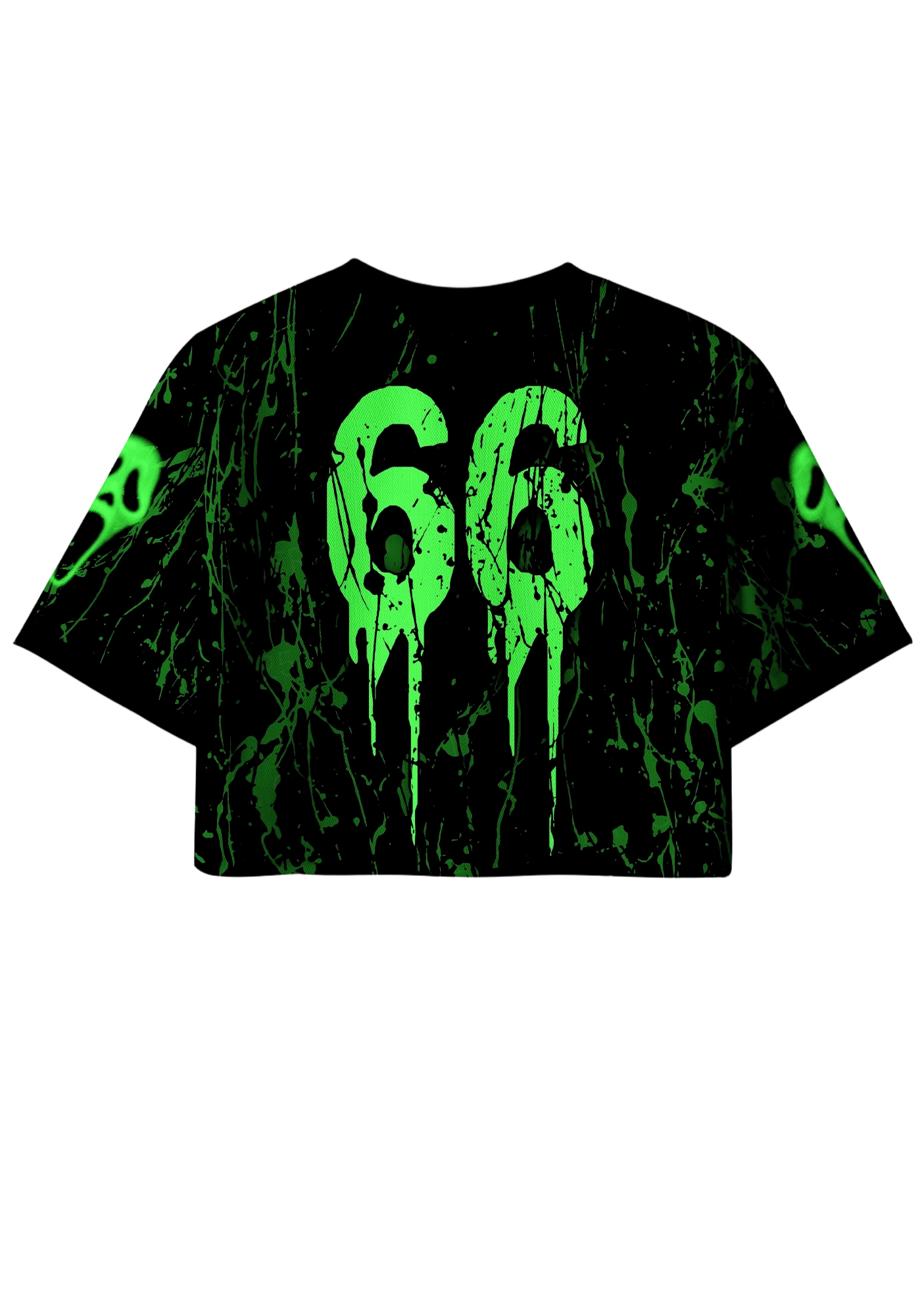 Scary Y2K Crop Sport Jersey Shirts