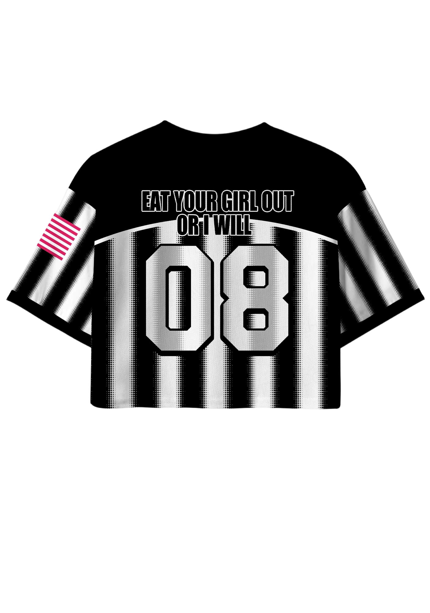 Eat Your Girl Out Or I Will Y2K Crop Sport Jersey Shirts