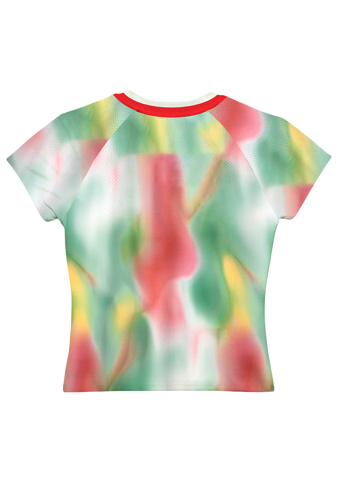 Vintage Tie-Dye Mexico Mesh Jersey Top