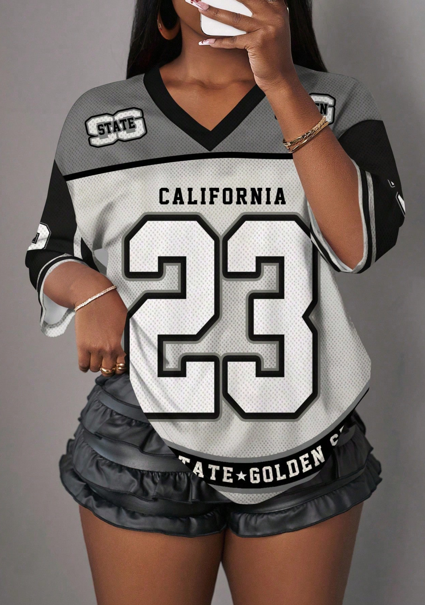 07/23/66 Distressed Number Jersey Shirts