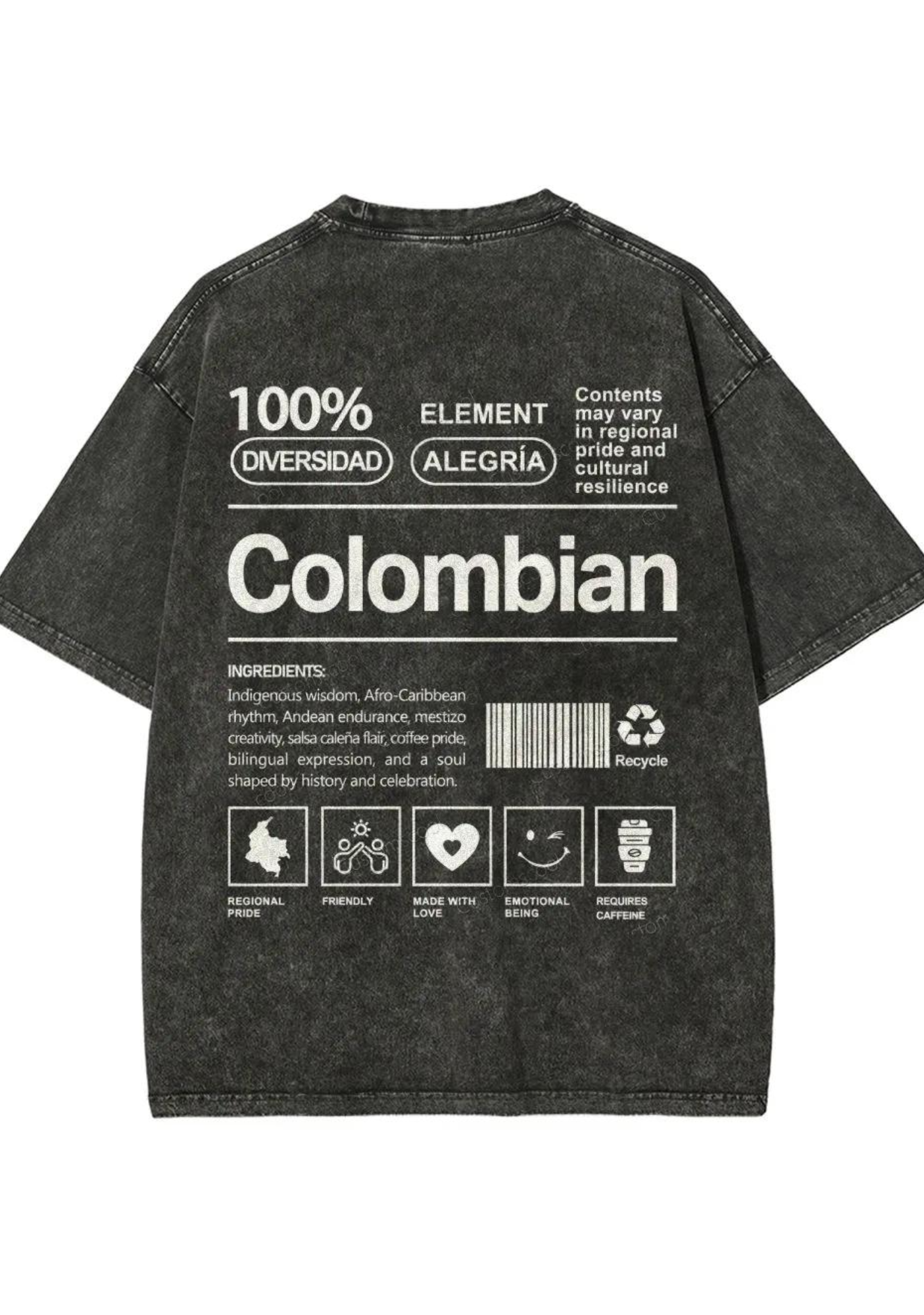 Vintage Colombia Graphic Washed Tee