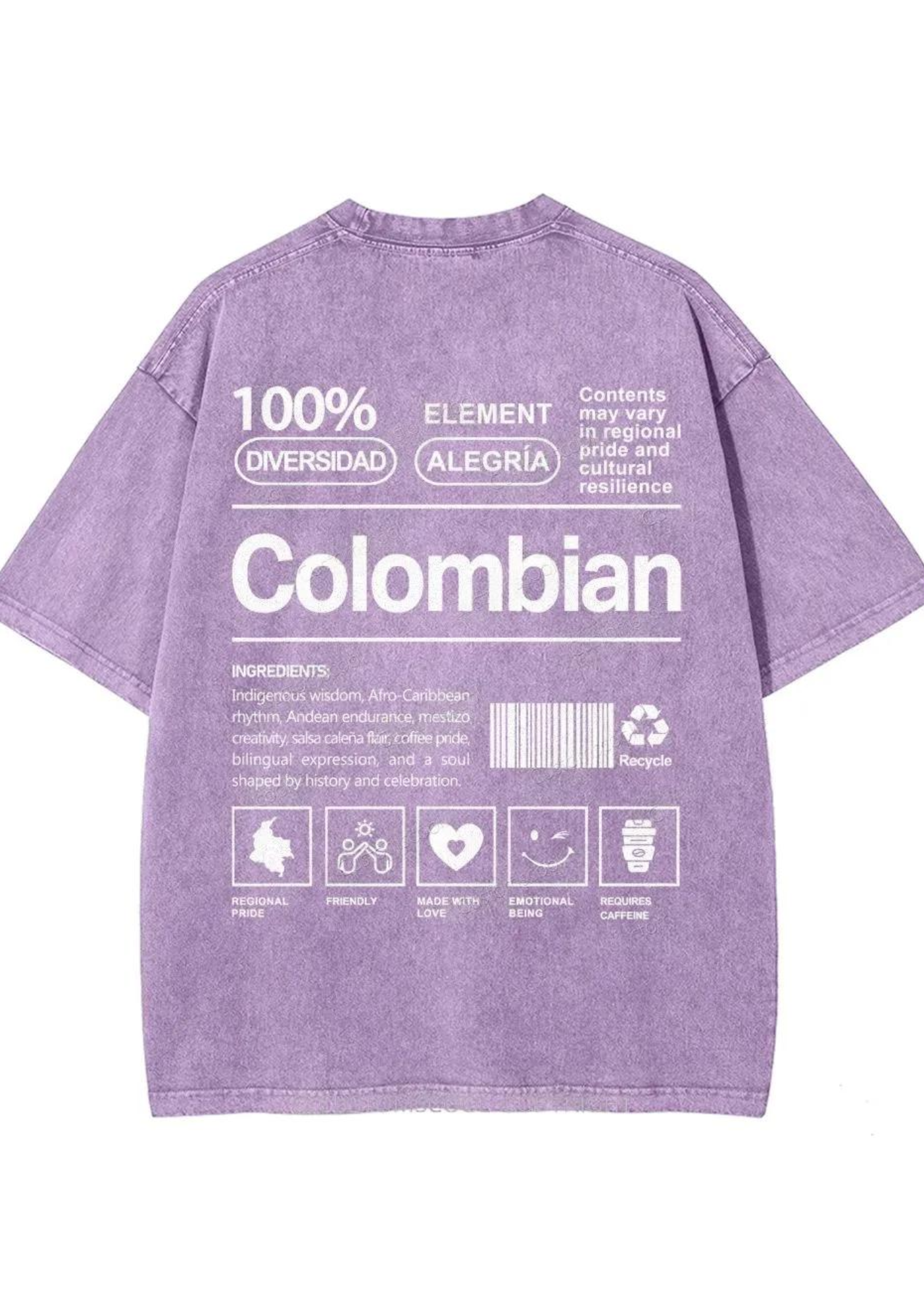 Vintage Colombia Graphic Washed Tee