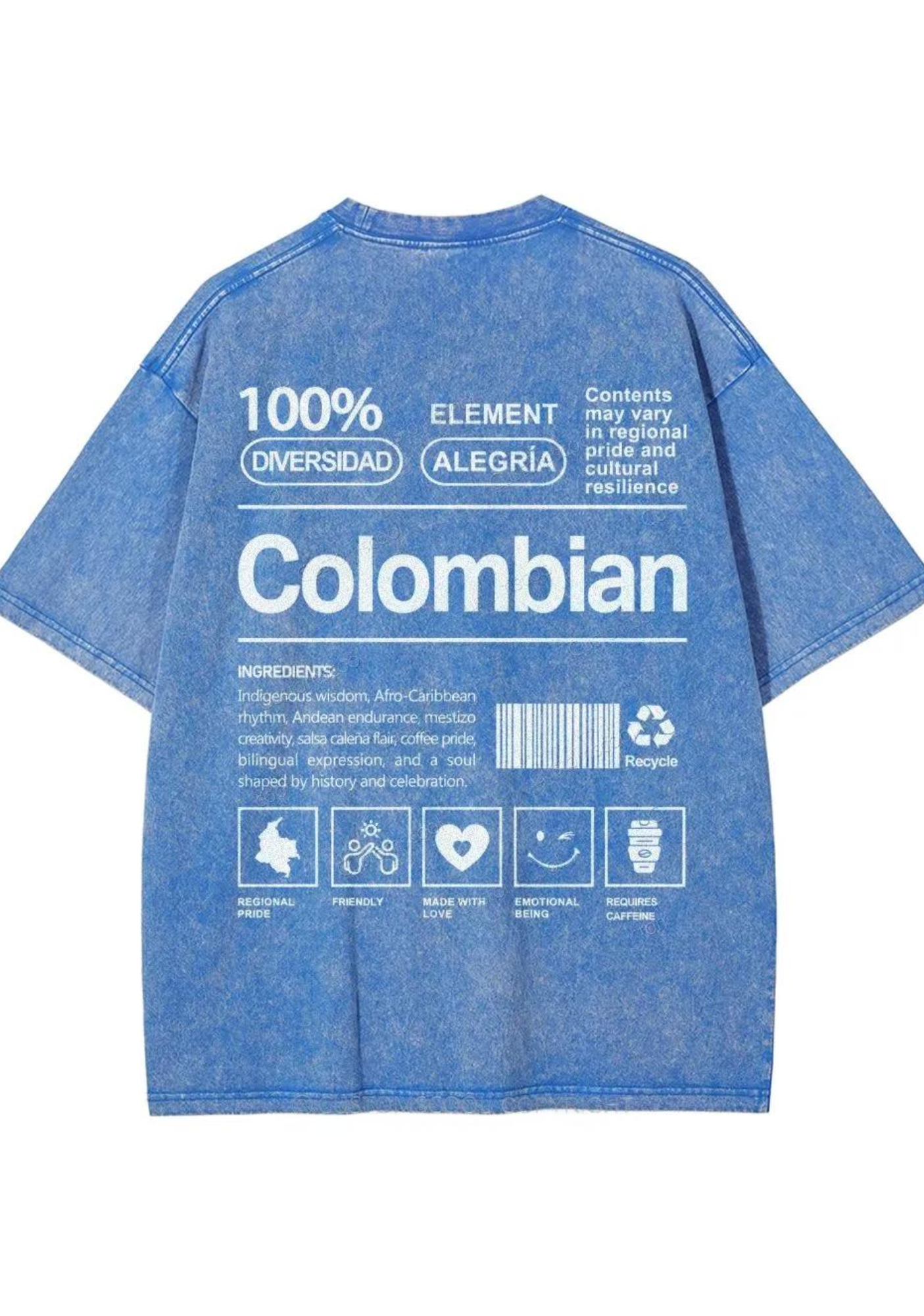 Vintage Colombia Graphic Washed Tee