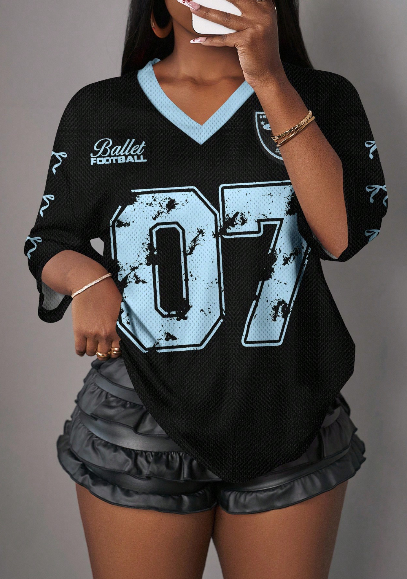 07/23/66 Distressed Number Jersey Shirts