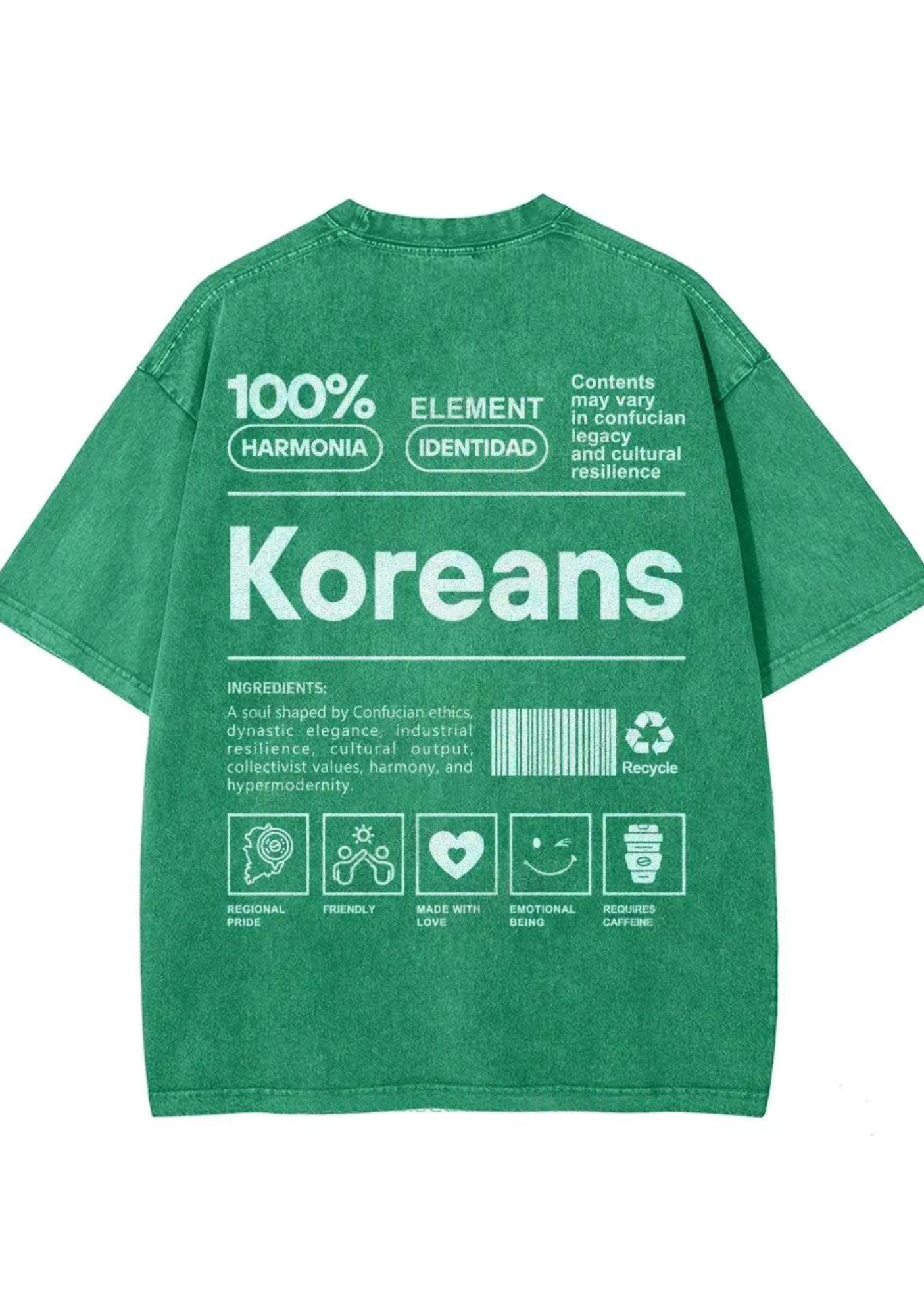 Vintage Koreans Graphic Washed Tee