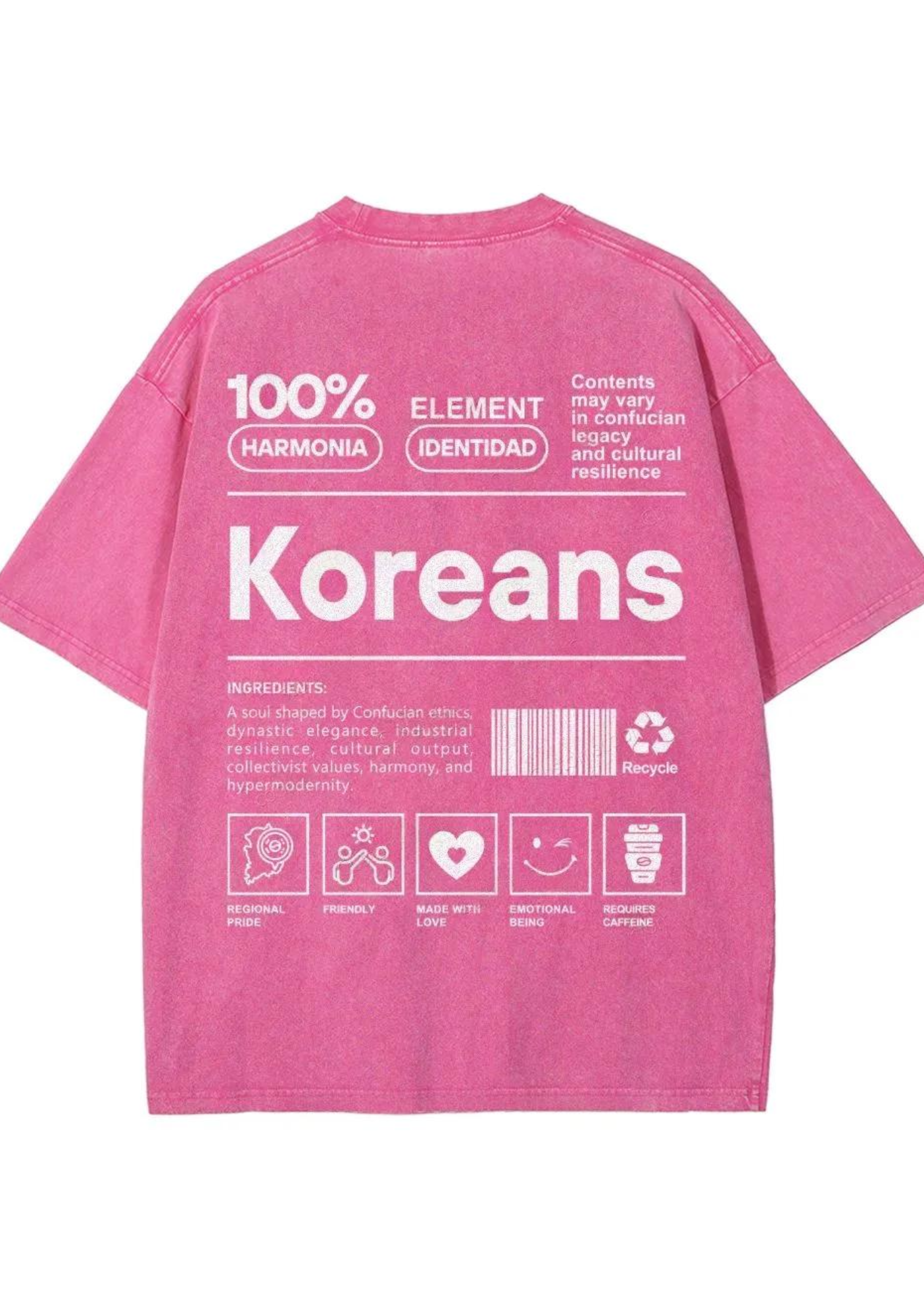 Vintage Koreans Graphic Washed Tee