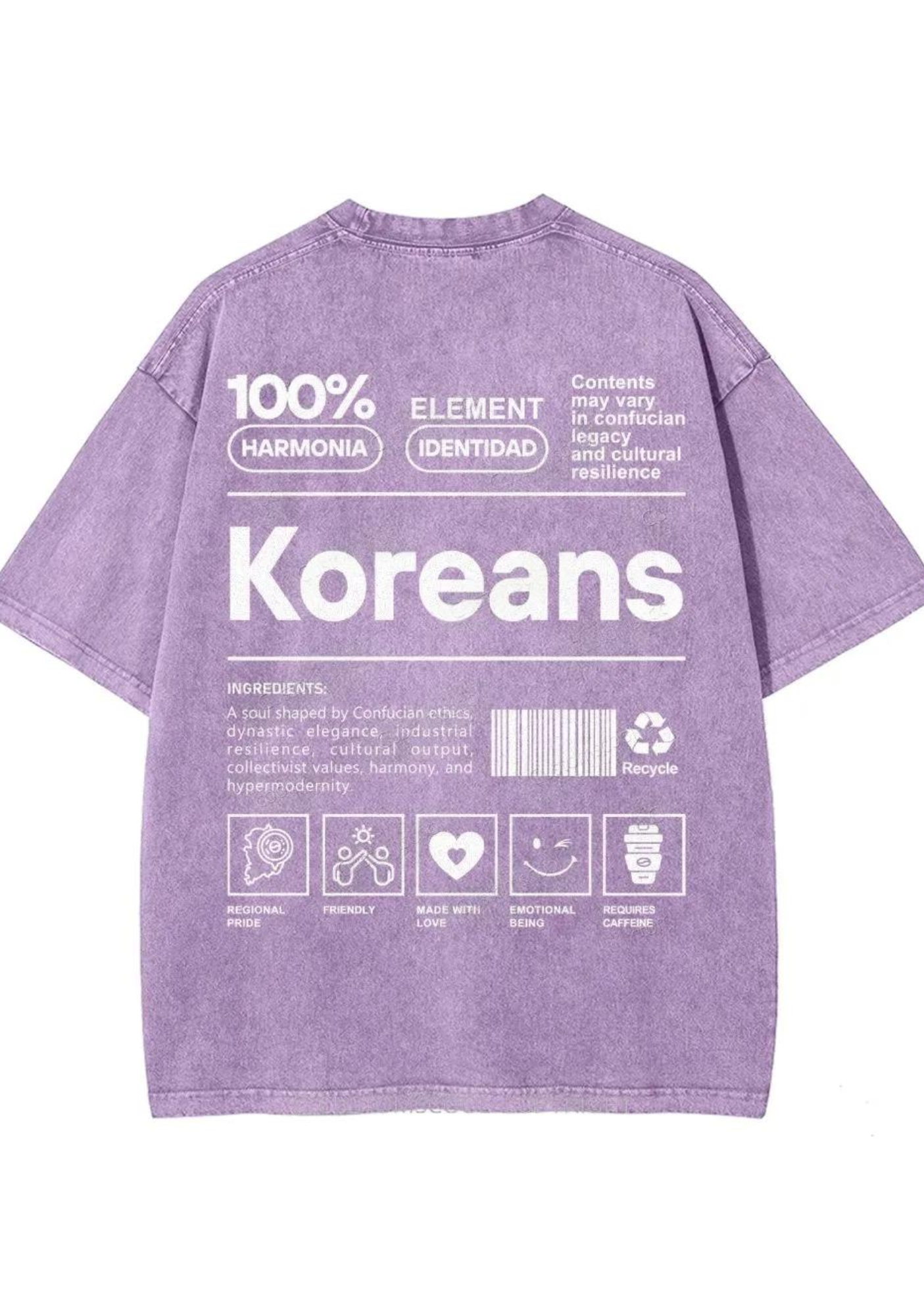 Vintage Koreans Graphic Washed Tee