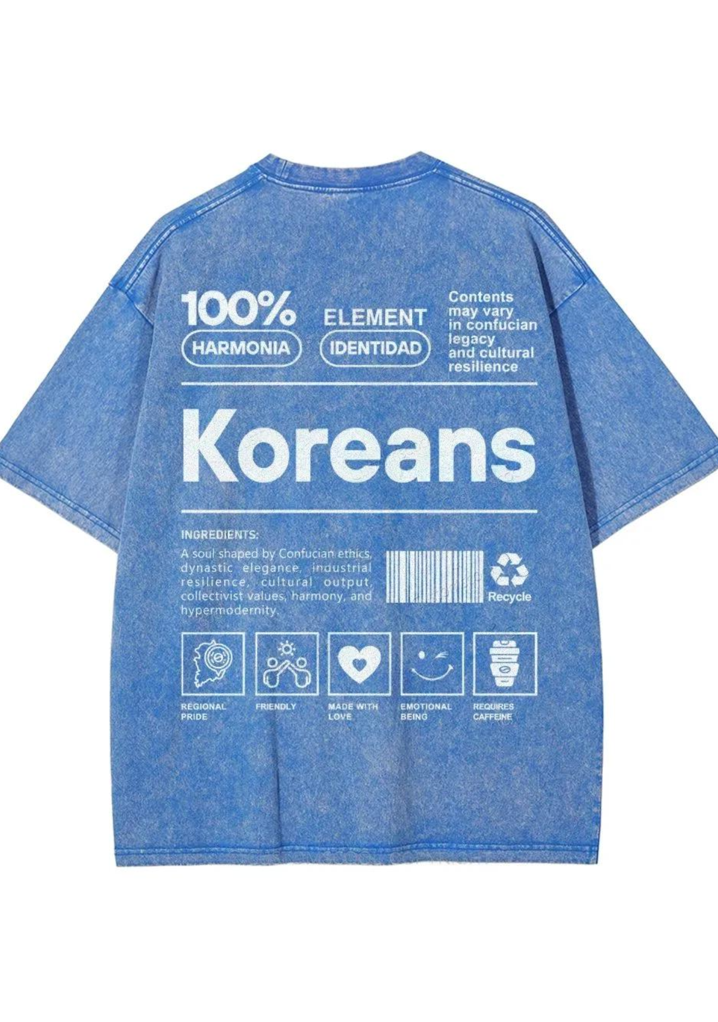 Vintage Koreans Graphic Washed Tee