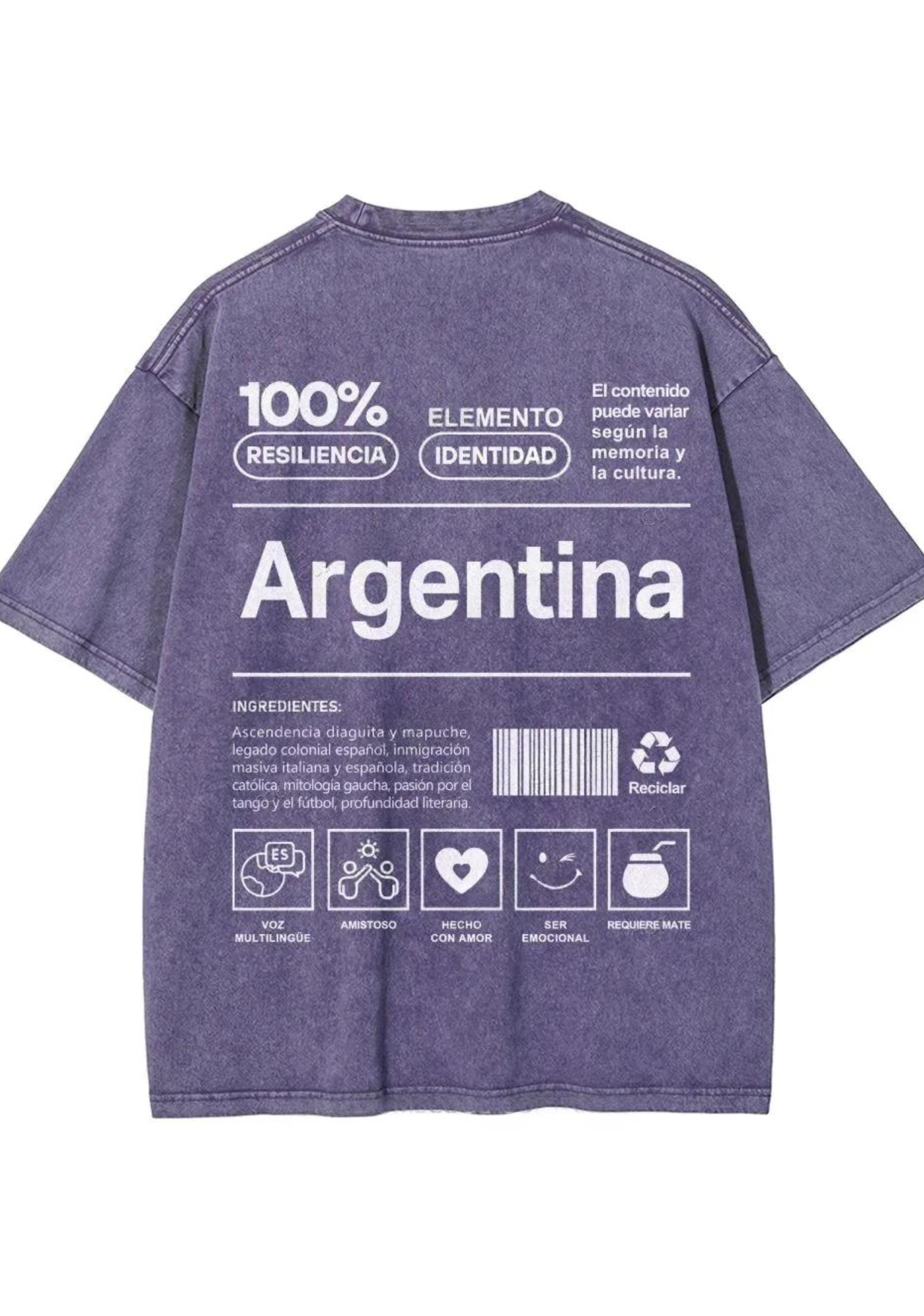 Vintage Argentina Graphic Washed Tee