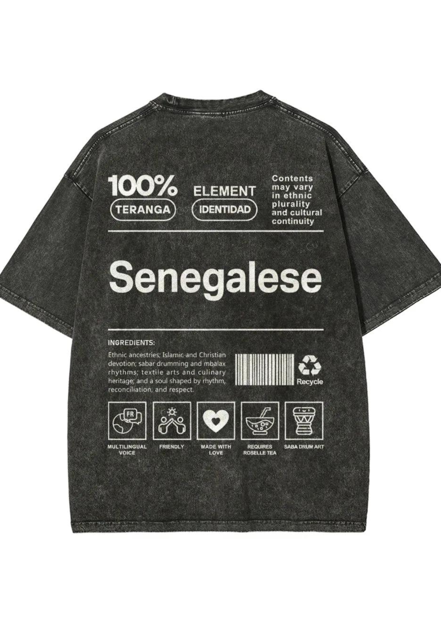 [Copy]Vintage Koreans Graphic Washed Tee