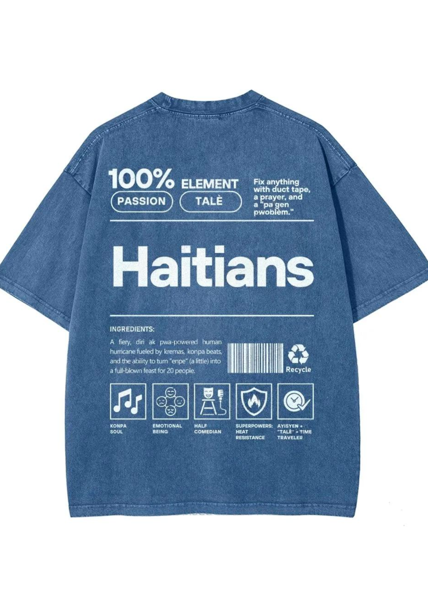 Vintage Haitians Graphic Washed Tee