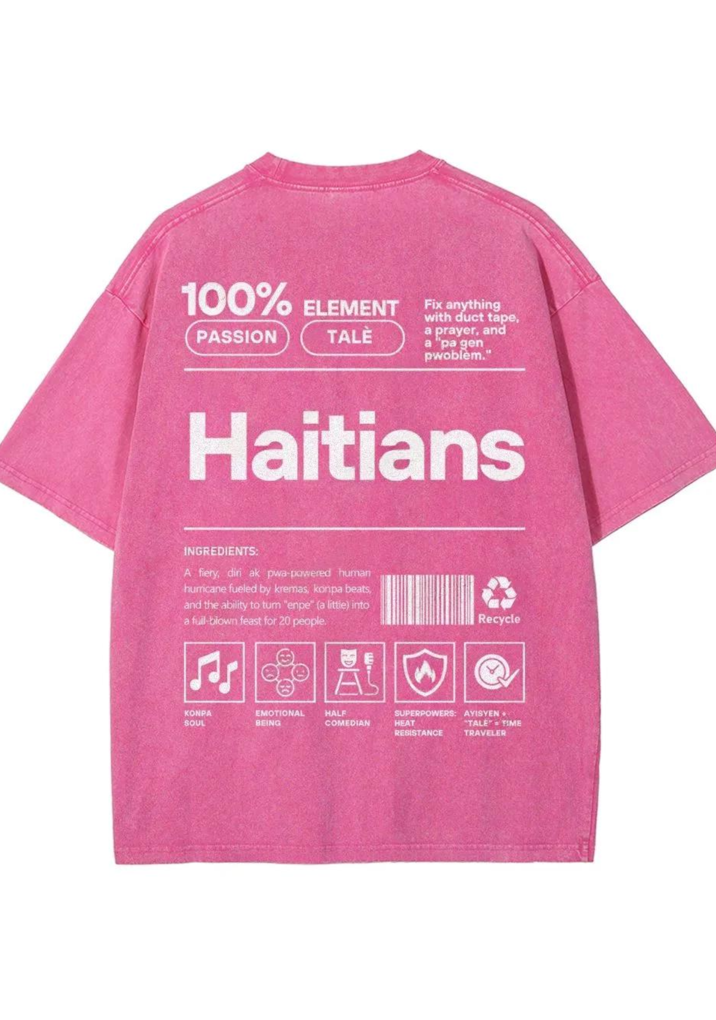 Vintage Haitians Graphic Washed Tee