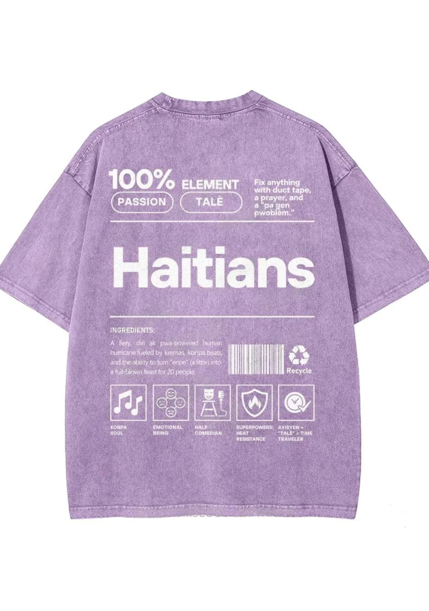 Vintage Haitians Graphic Washed Tee