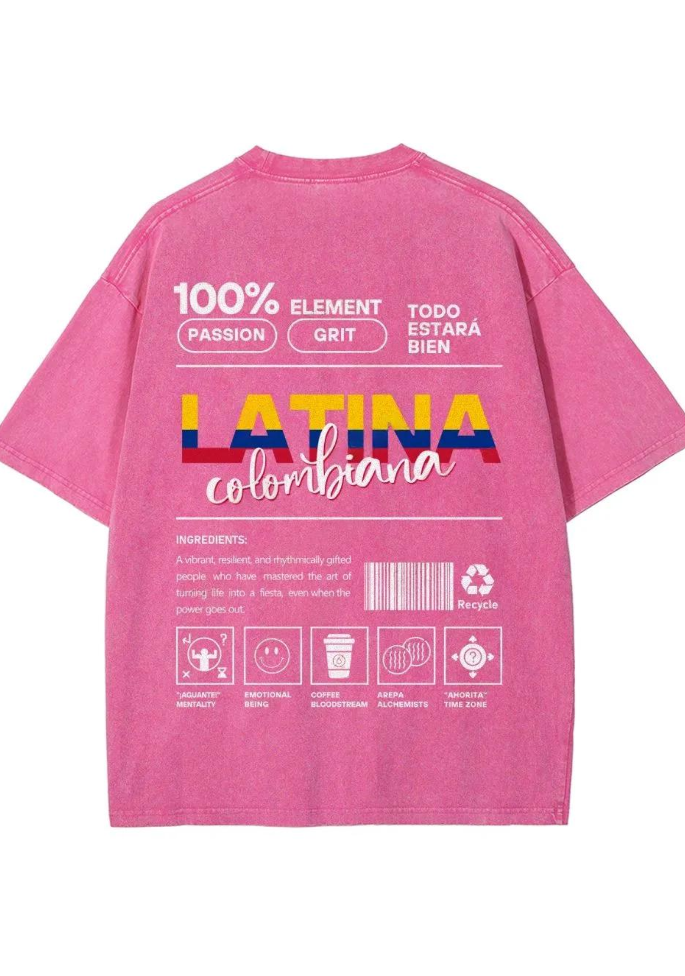Vintage LATINA Graphic Washed Tee