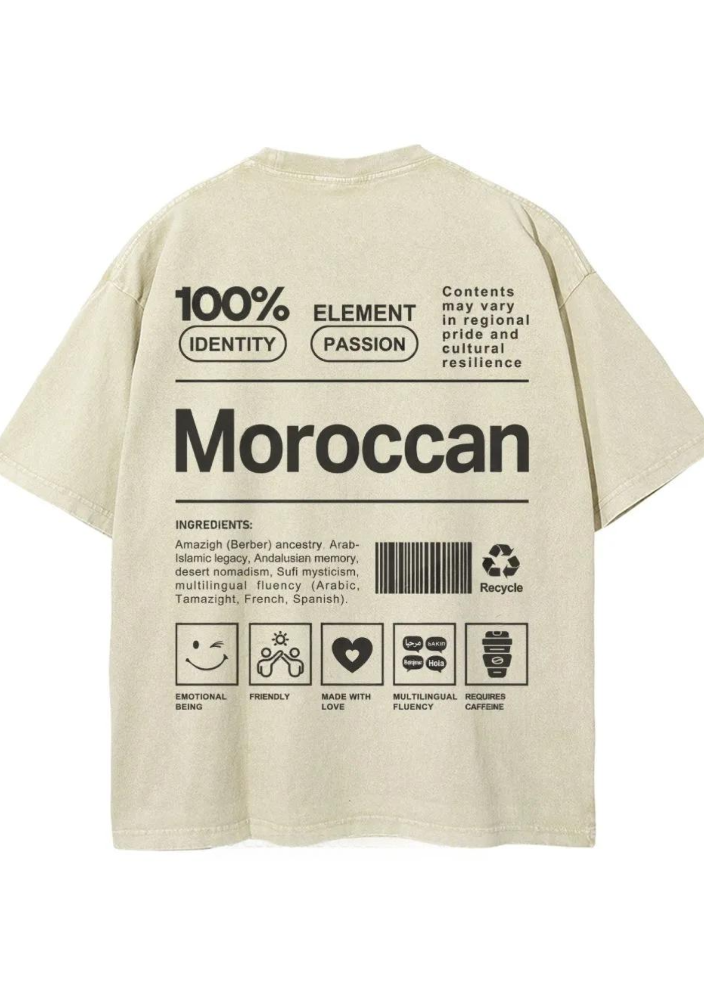 Vintage Moroccan Graphic Washed Tee