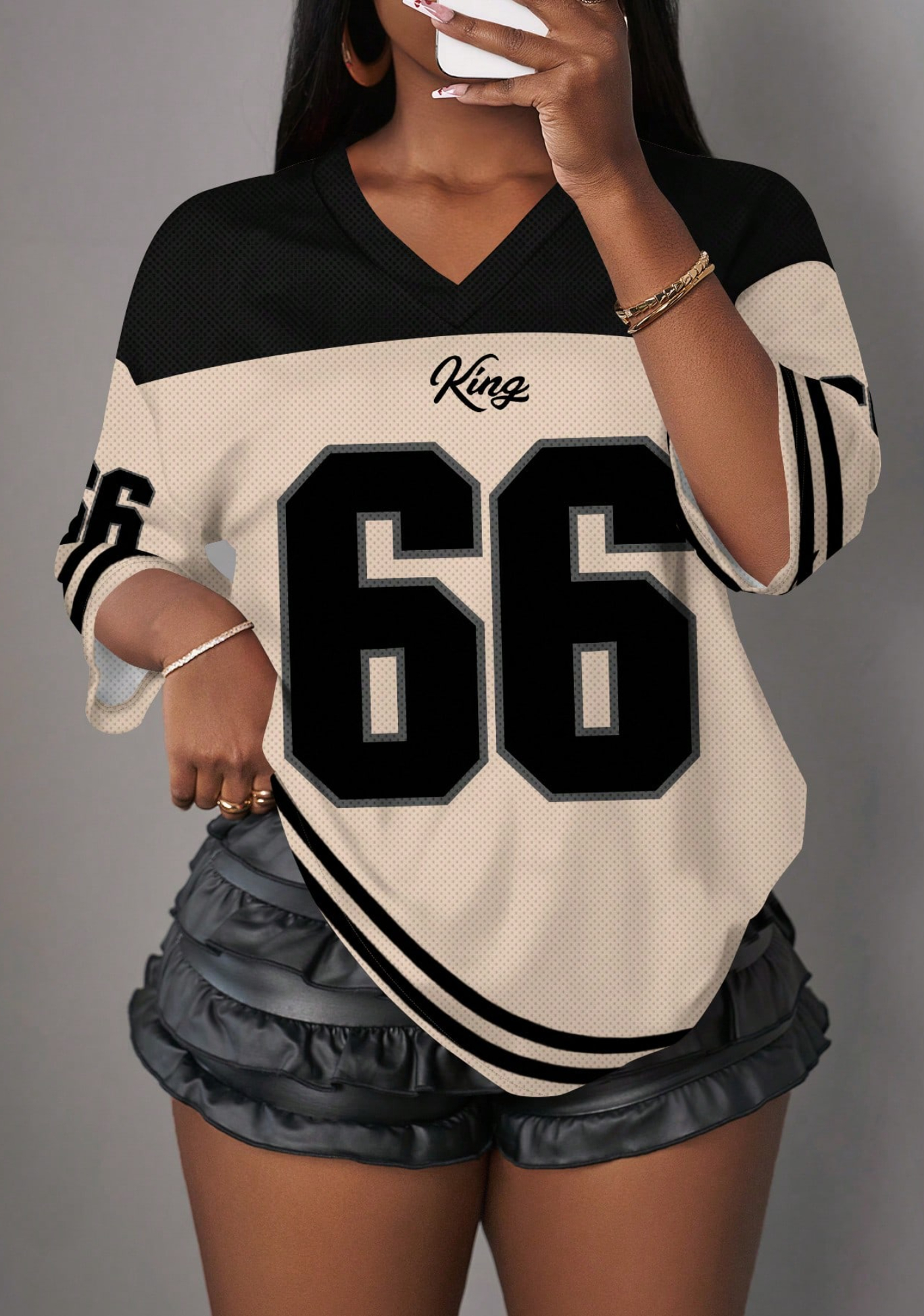 07/23/66 Distressed Number Jersey Shirts