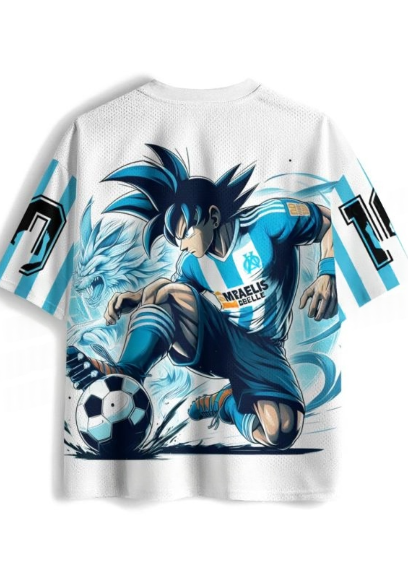 Dragon Ball Z & Argentina National Team Mesh Jersey Shirts