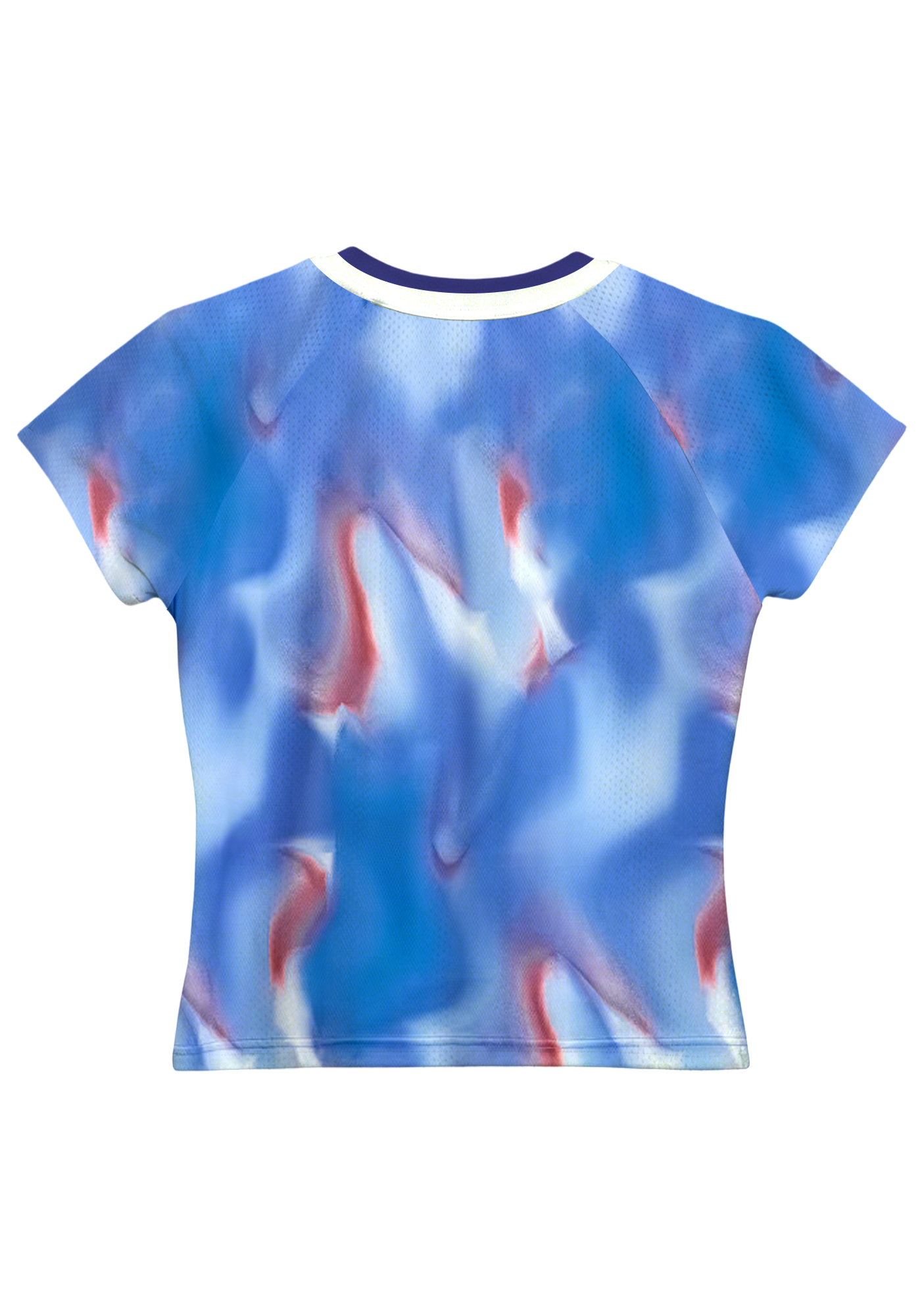 France Tie-Dye Soccer Mesh Baby Tee