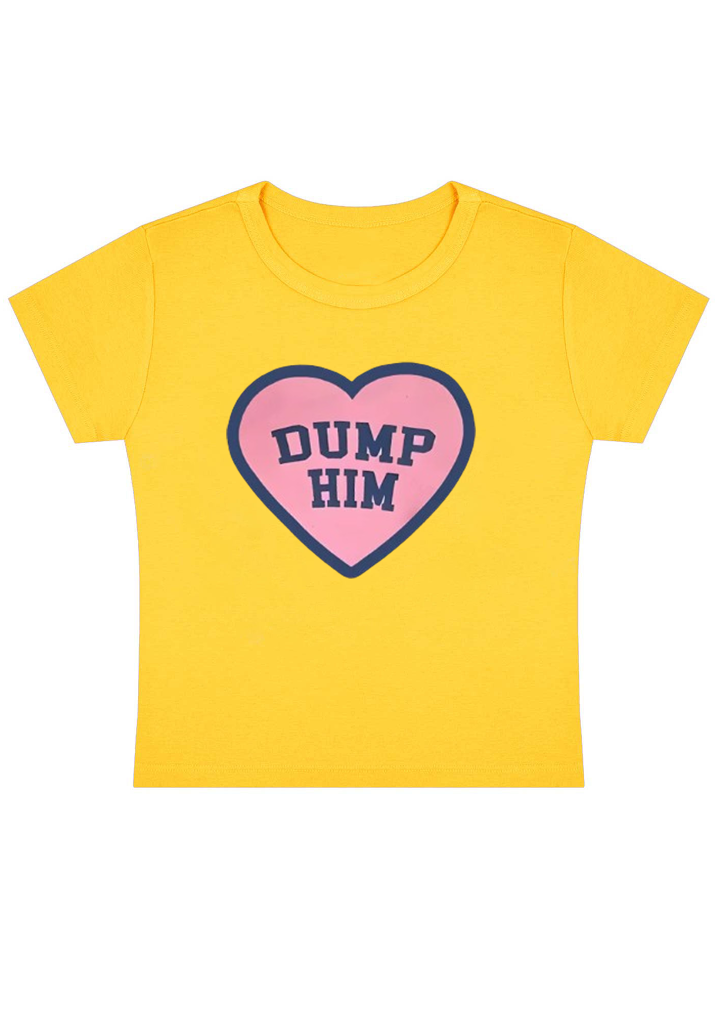 Dump Him Y2K Baby Tee