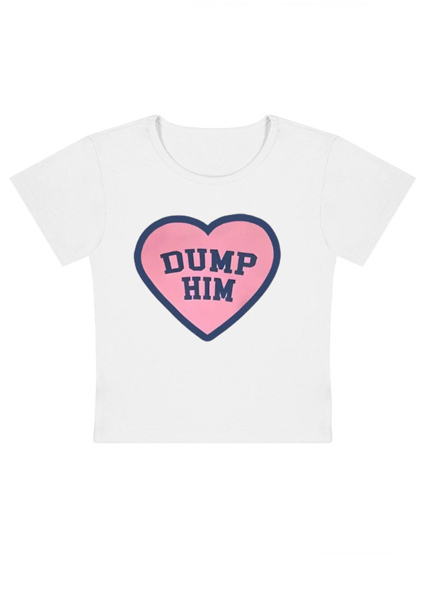 Dump Him Y2K Baby Tee