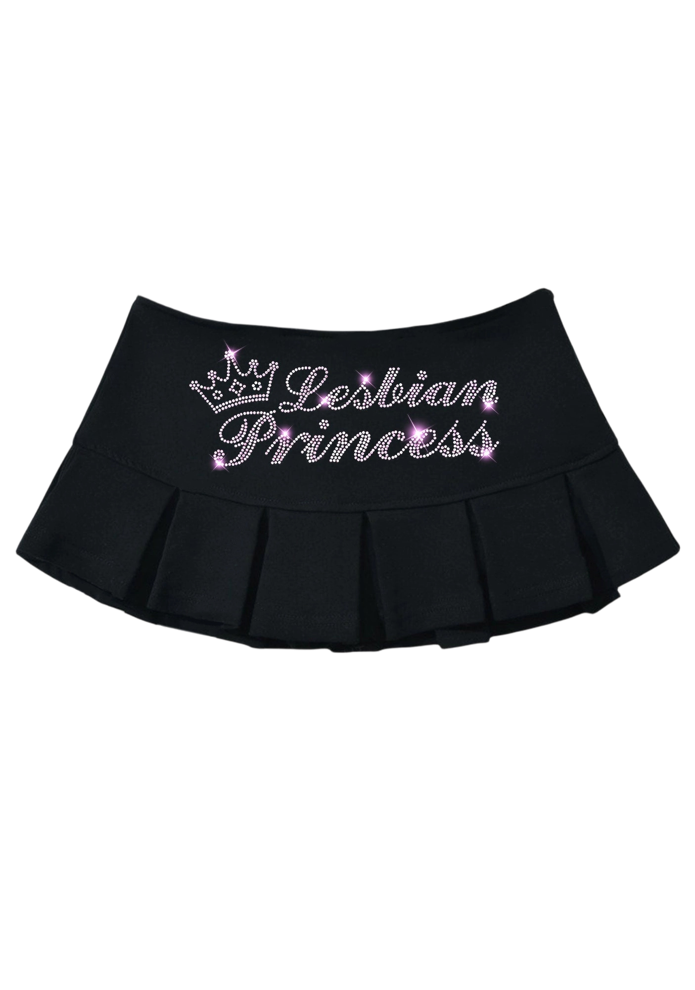 Lesbian Princess Y2K Mini Pleated Skirts
