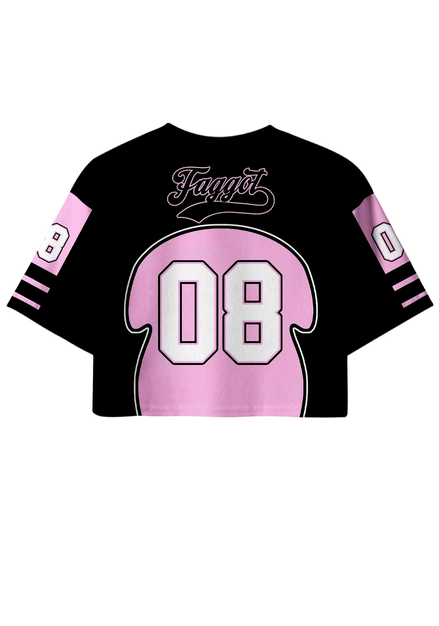 Faggot Y2K Crop Sport Jersey Shirts