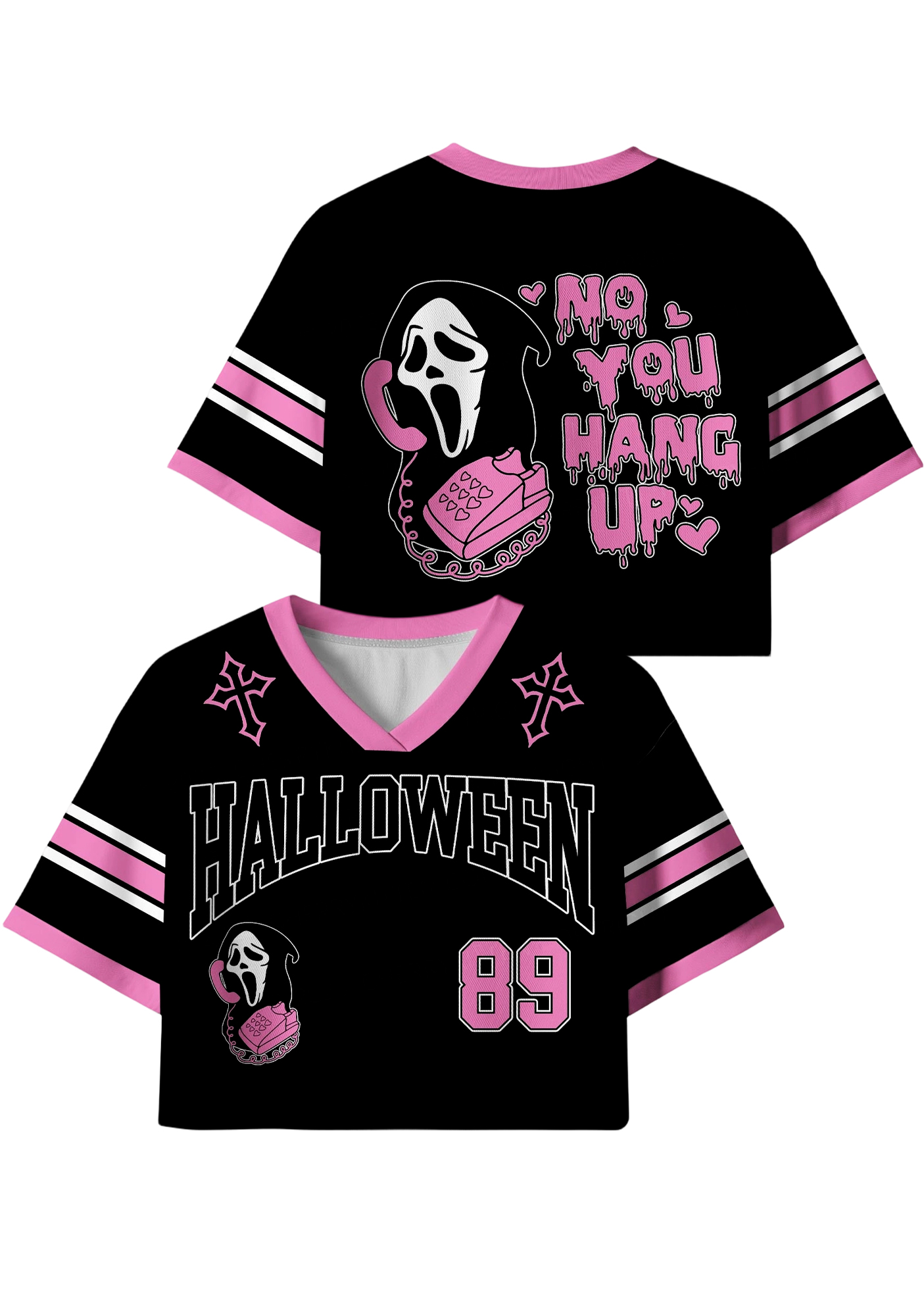 You Hang Up Y2K Crop Sport Jersey Shirts
