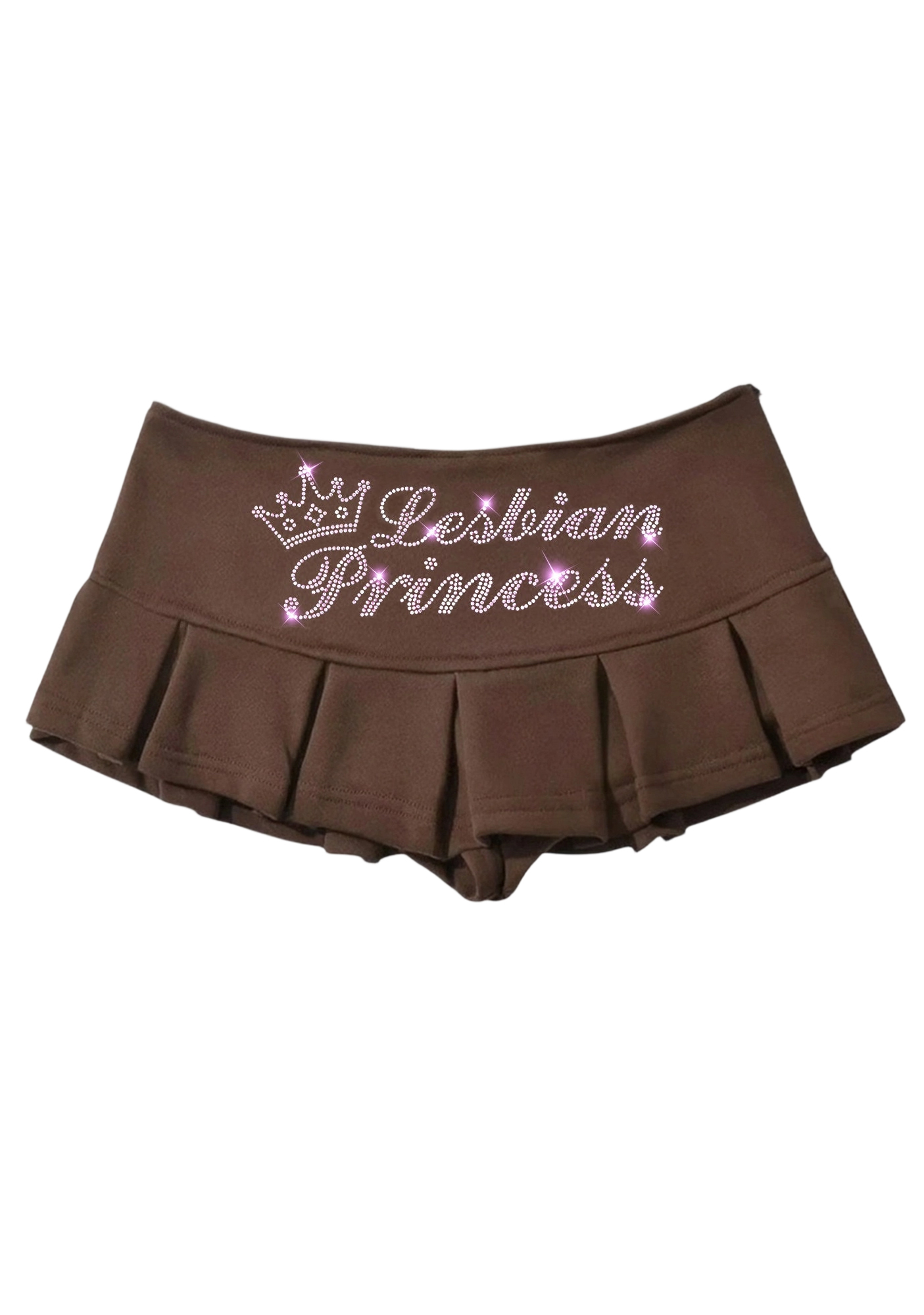 Lesbian Princess Y2K Mini Pleated Skirts